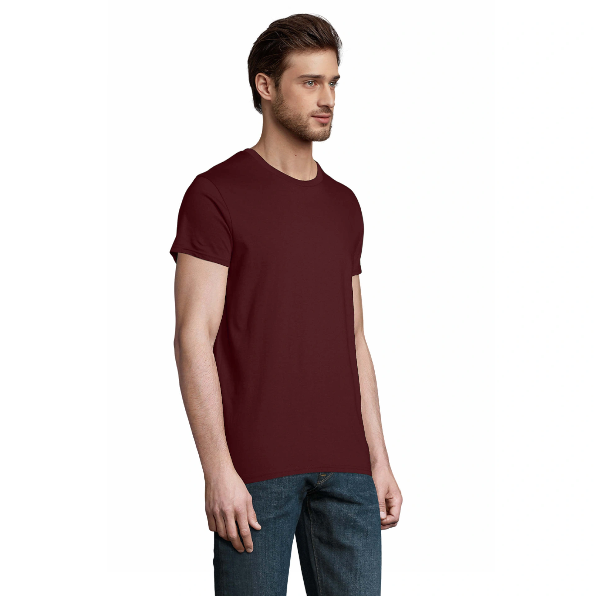 Футболка чоловіча SOL'S Pioneer - Бордовий / 3XL