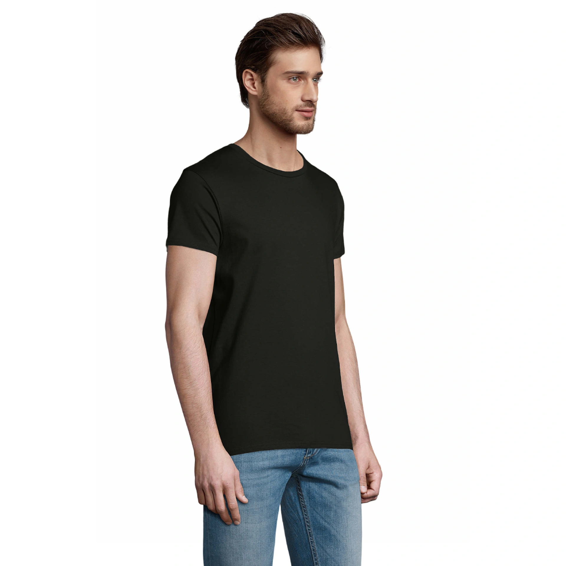 Футболка чоловіча SOL'S Pioneer - Насичений чорний / 3XL