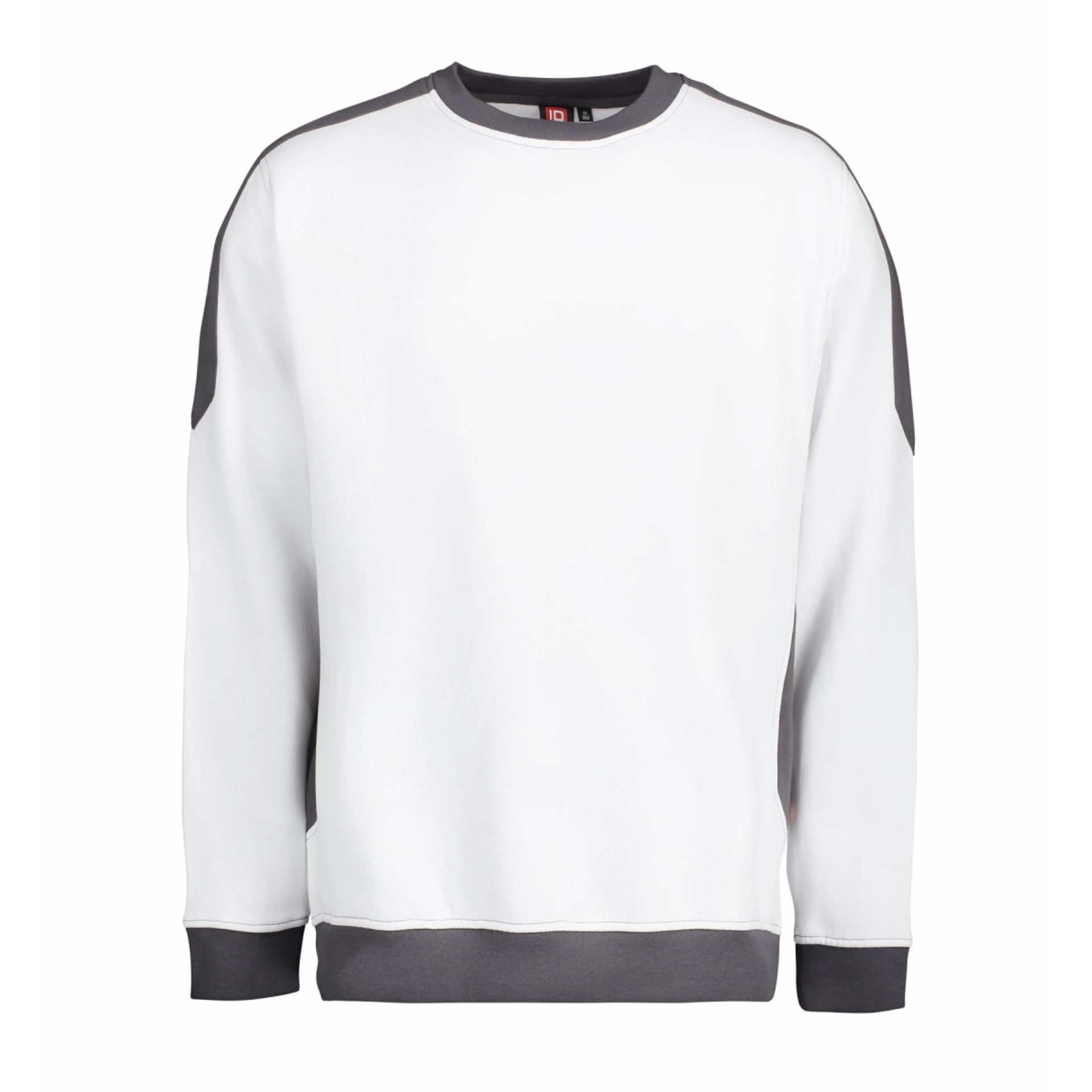 Світшот чоловічий PRO Wear з контрастними вставками - Білий / 3XL