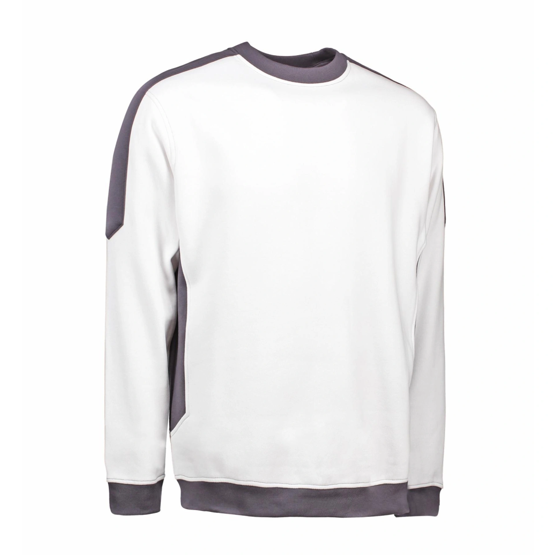 Світшот чоловічий PRO Wear з контрастними вставками - Білий / 3XL