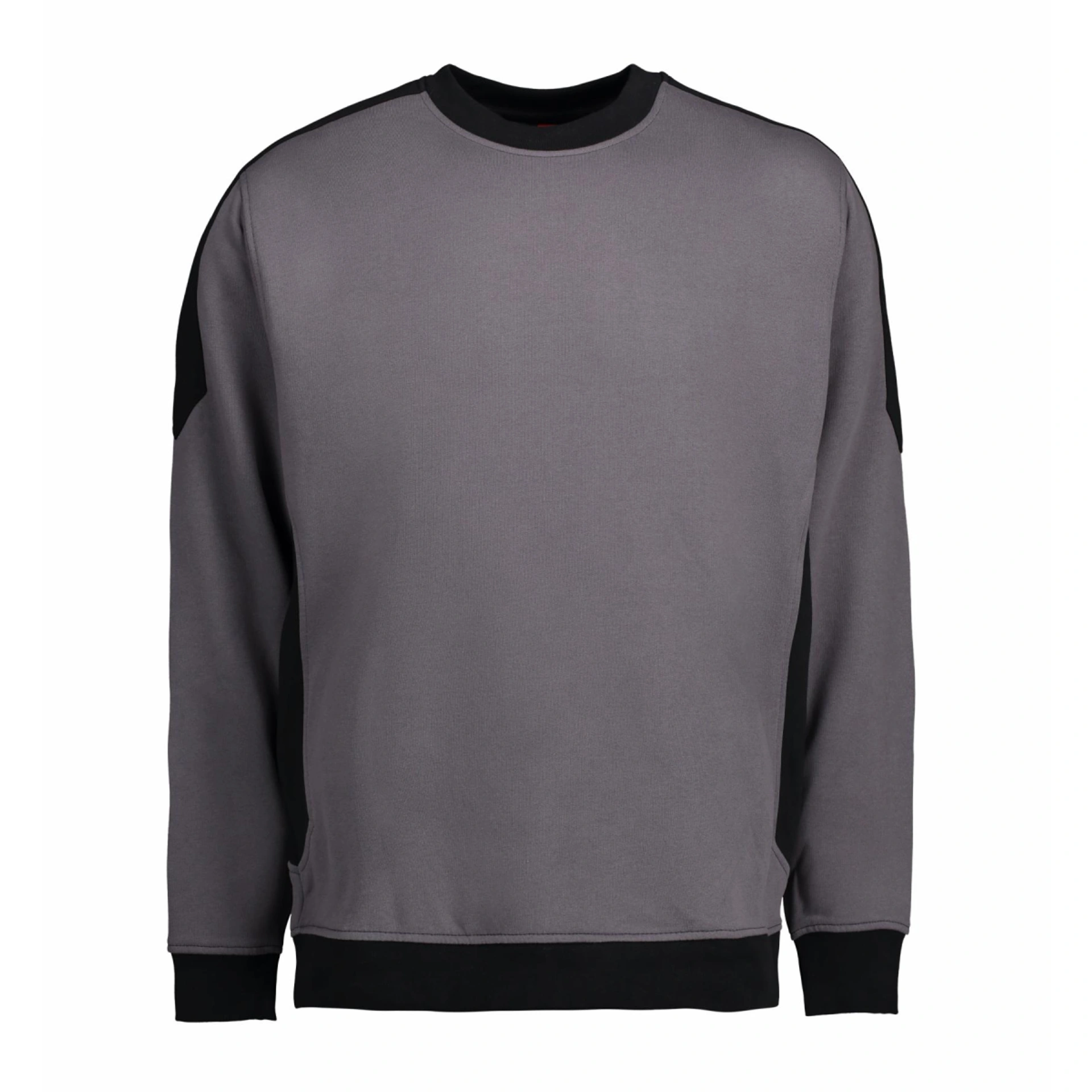 Світшот чоловічий PRO Wear з контрастними вставками - Сріблясто-сірий / 3XL