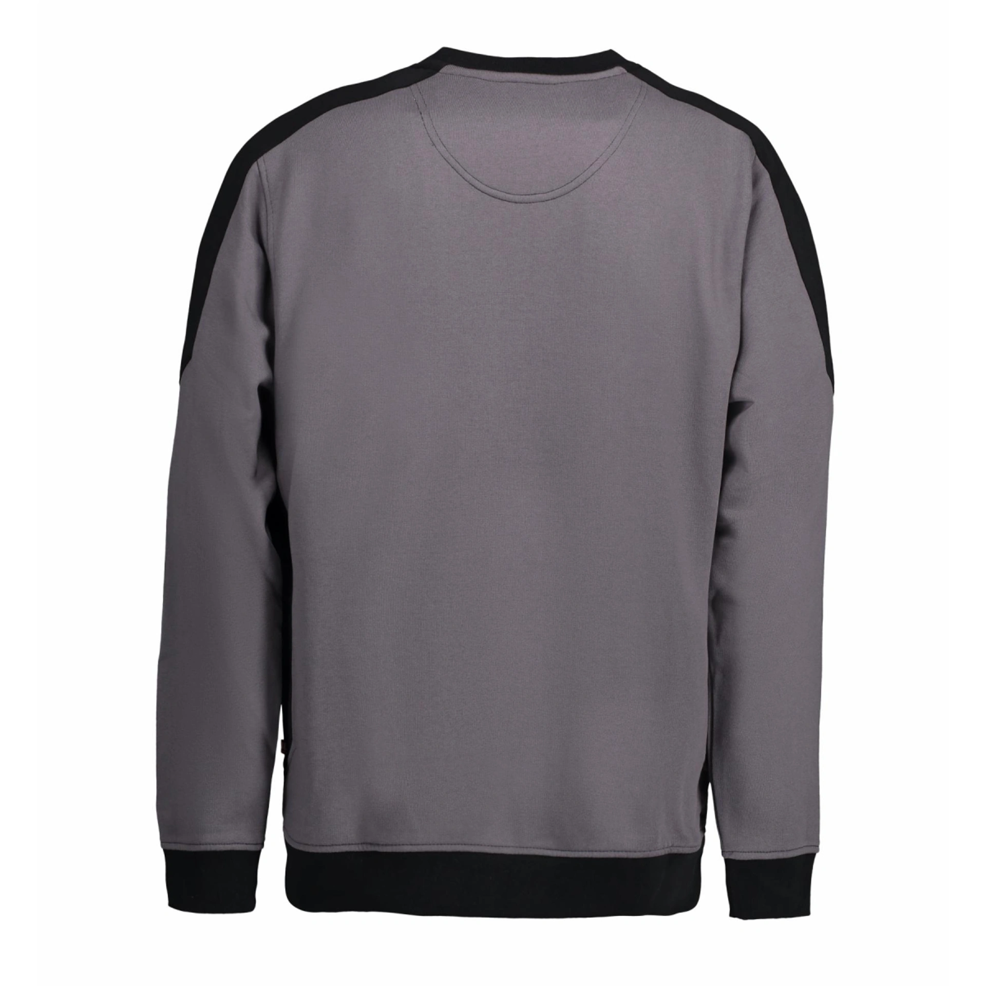 Світшот чоловічий PRO Wear з контрастними вставками - Сріблясто-сірий / 3XL