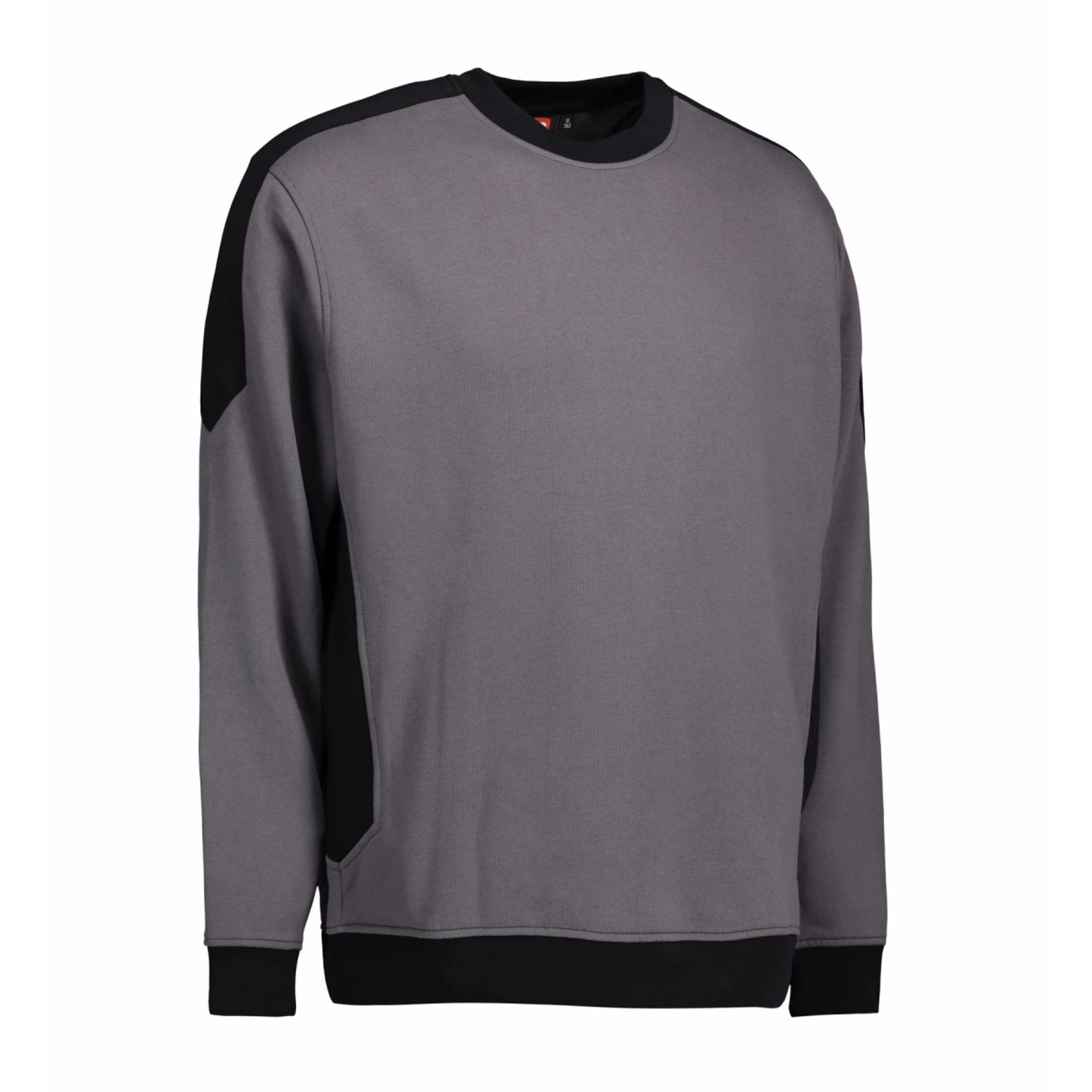 Світшот чоловічий PRO Wear з контрастними вставками - Сріблясто-сірий / 3XL