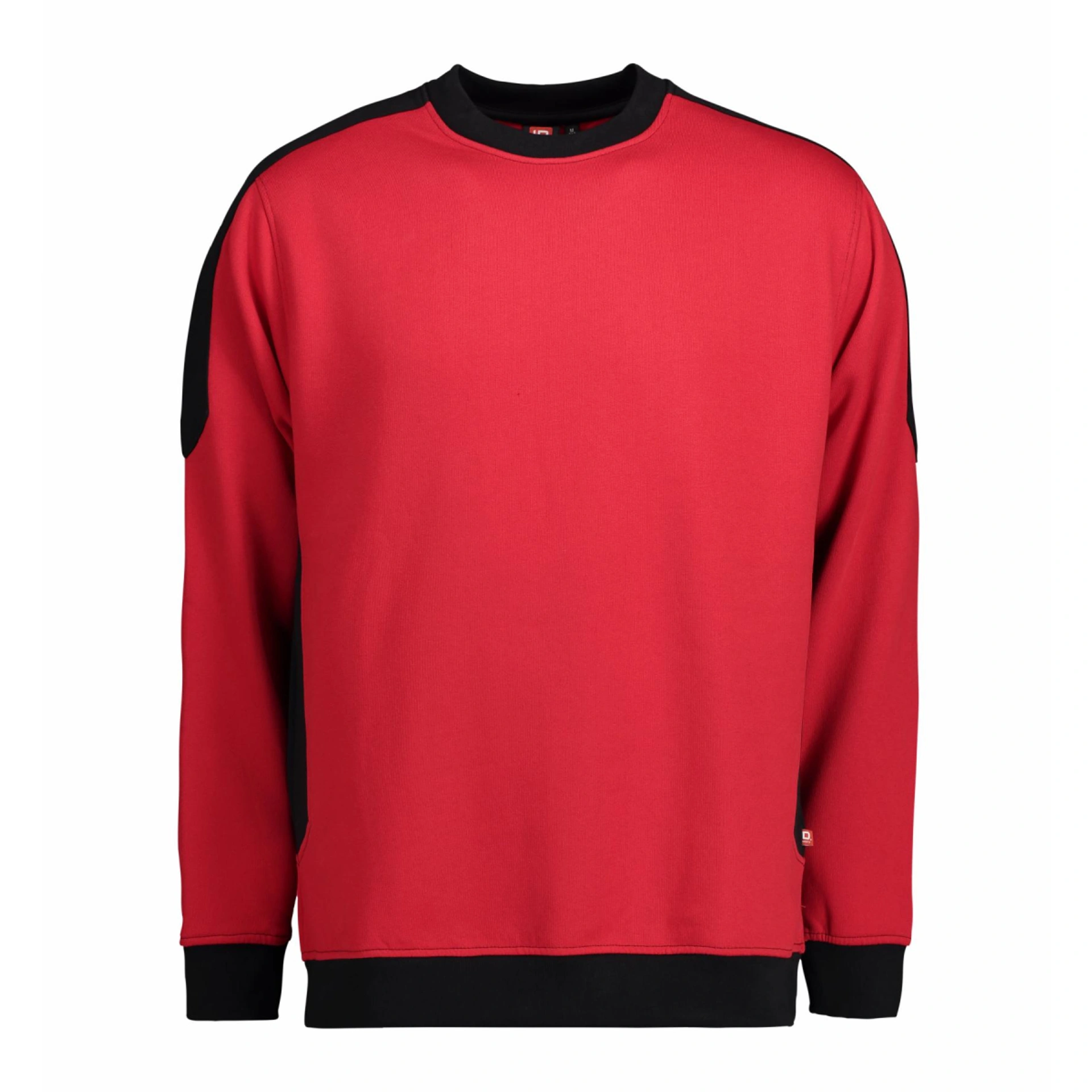Світшот чоловічий PRO Wear з контрастними вставками - Червоний / 3XL