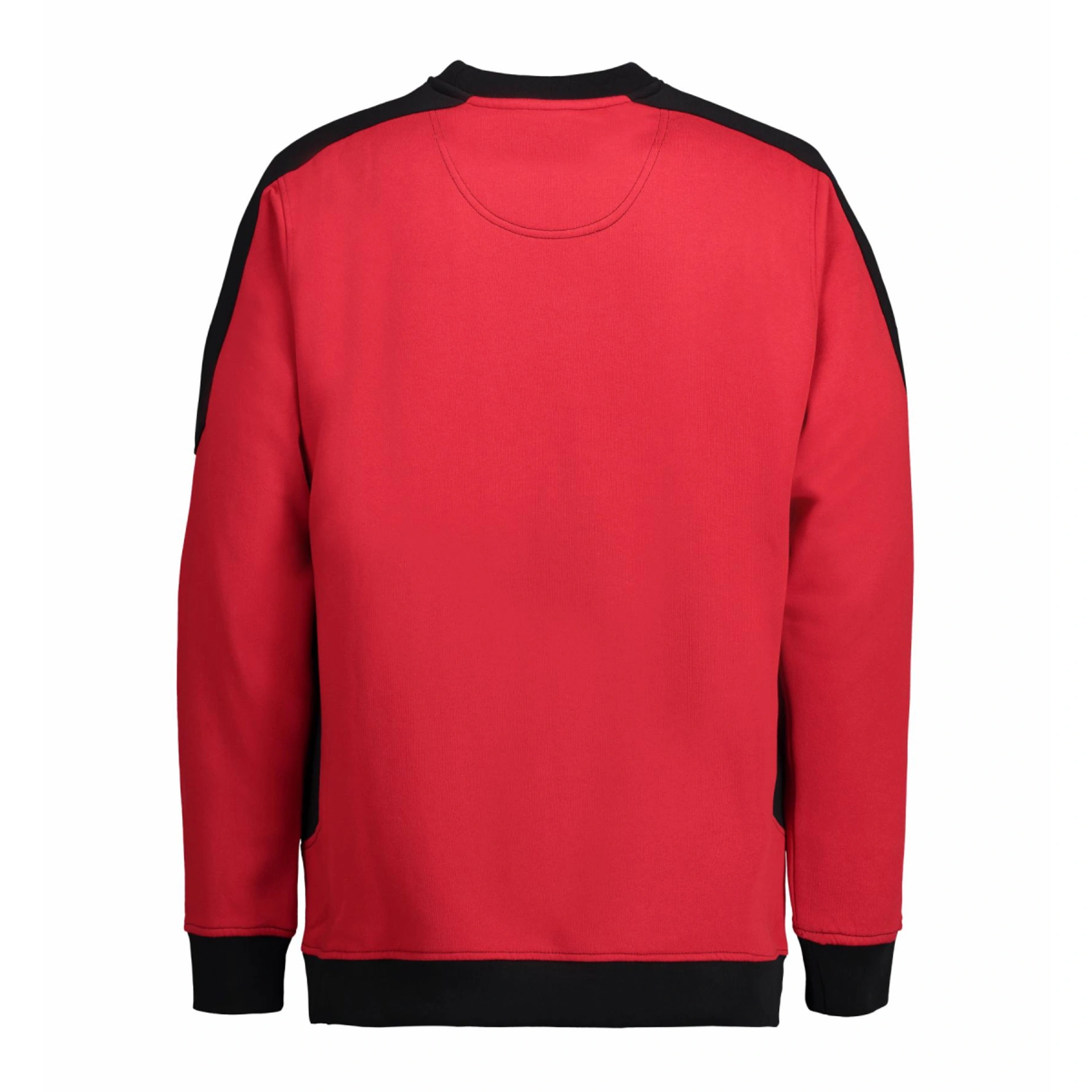 Світшот чоловічий PRO Wear з контрастними вставками - Червоний / 3XL