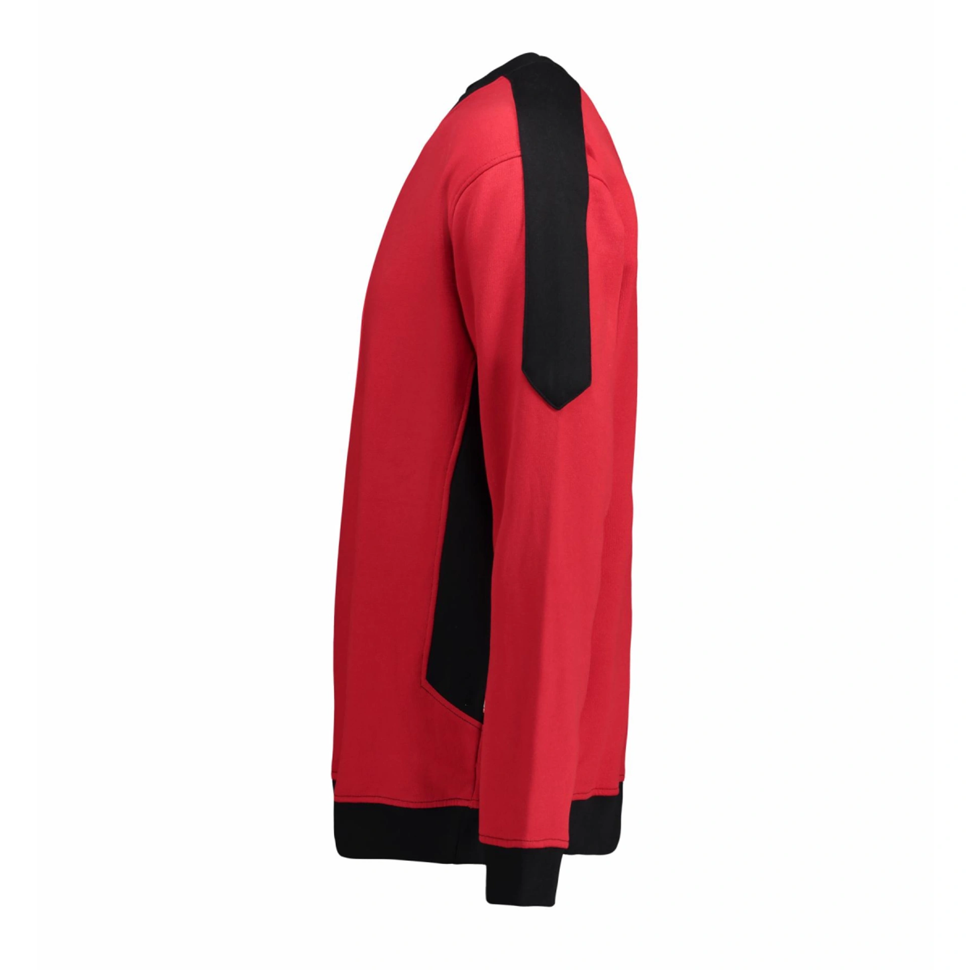 Світшот чоловічий PRO Wear з контрастними вставками - Червоний / 3XL