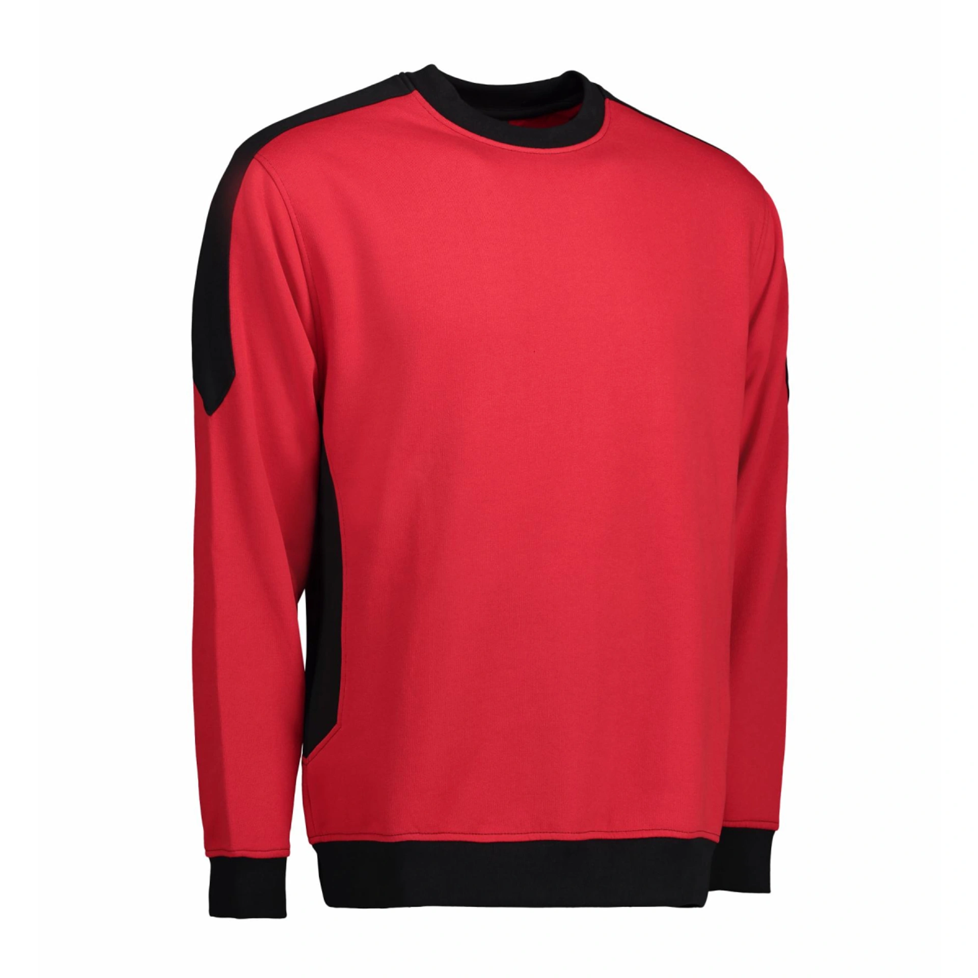 Світшот чоловічий PRO Wear з контрастними вставками - Червоний / 3XL