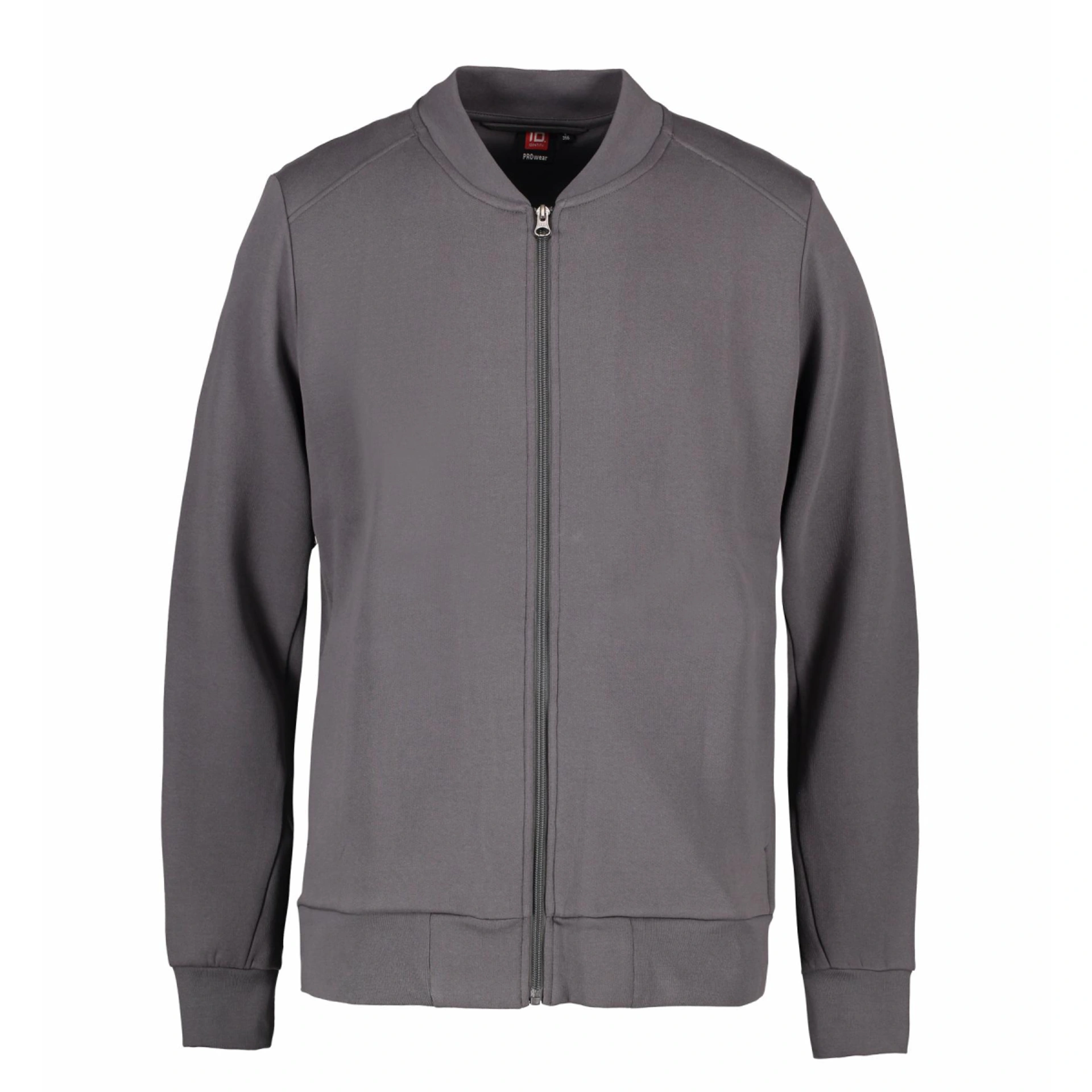 Світшот чоловічий на блискавці PRO Wear - Сріблясто-сірий / 3XL