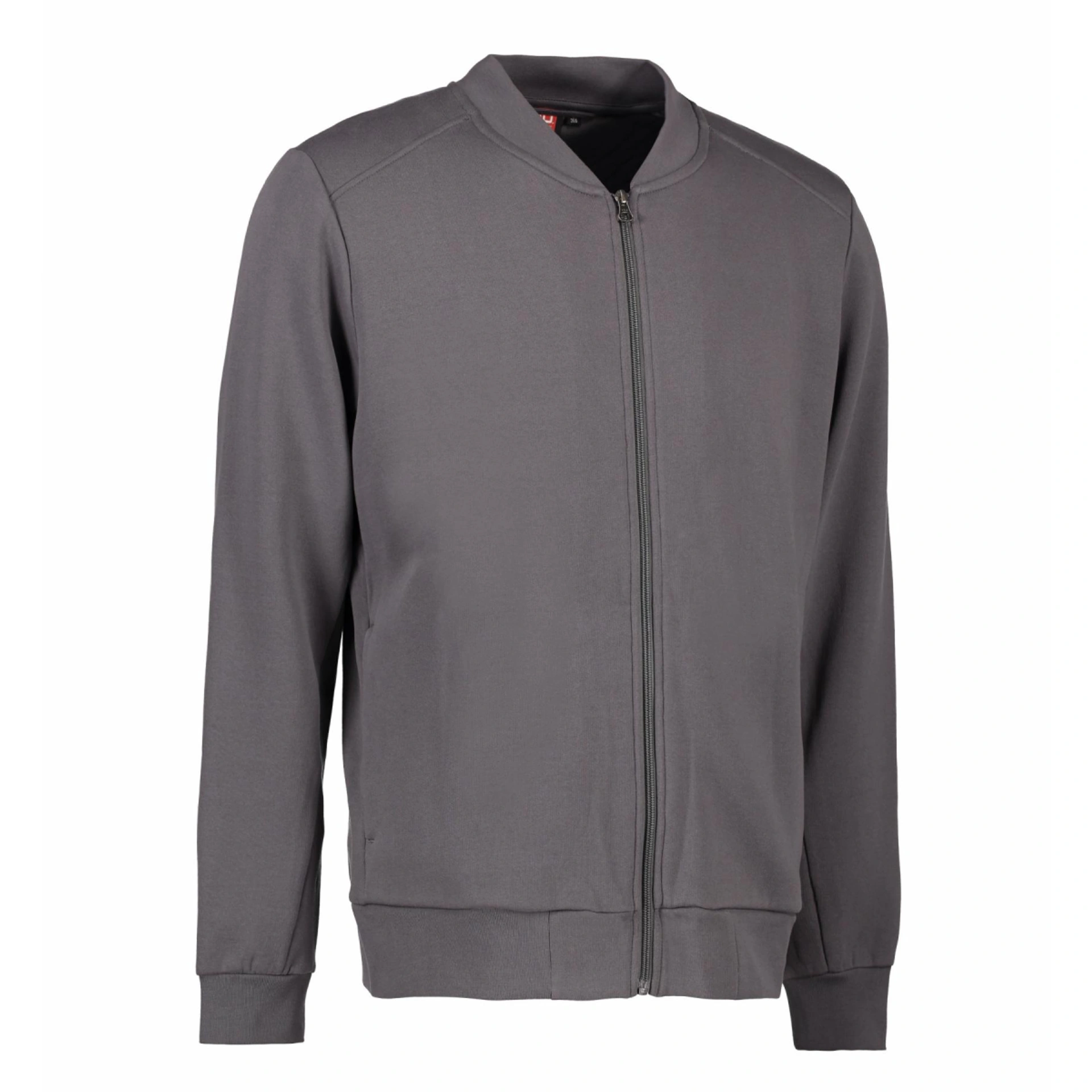 Світшот чоловічий на блискавці PRO Wear - Сріблясто-сірий / 3XL