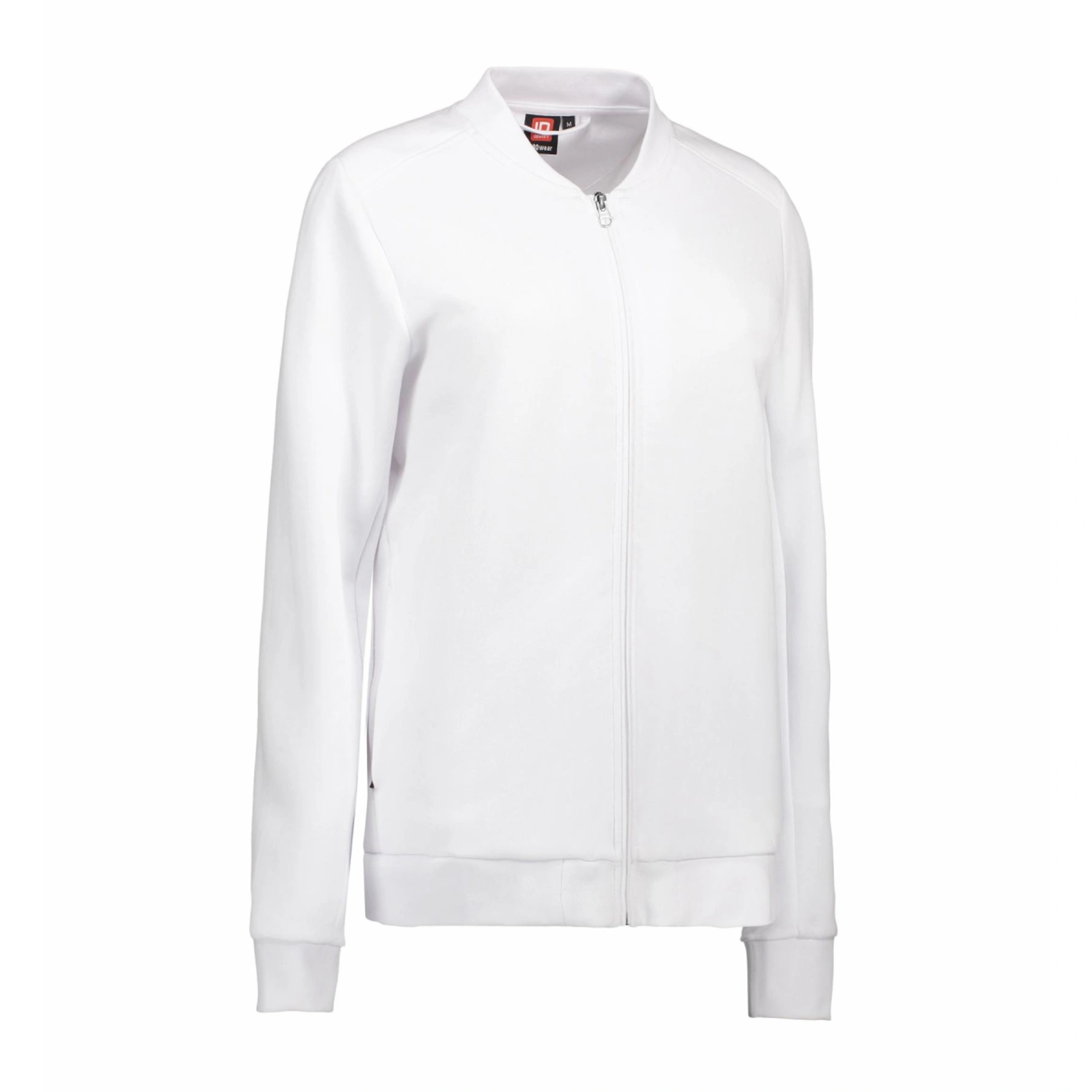 Світшот жіночий на блискавці PRO Wear - Білий / 3XL