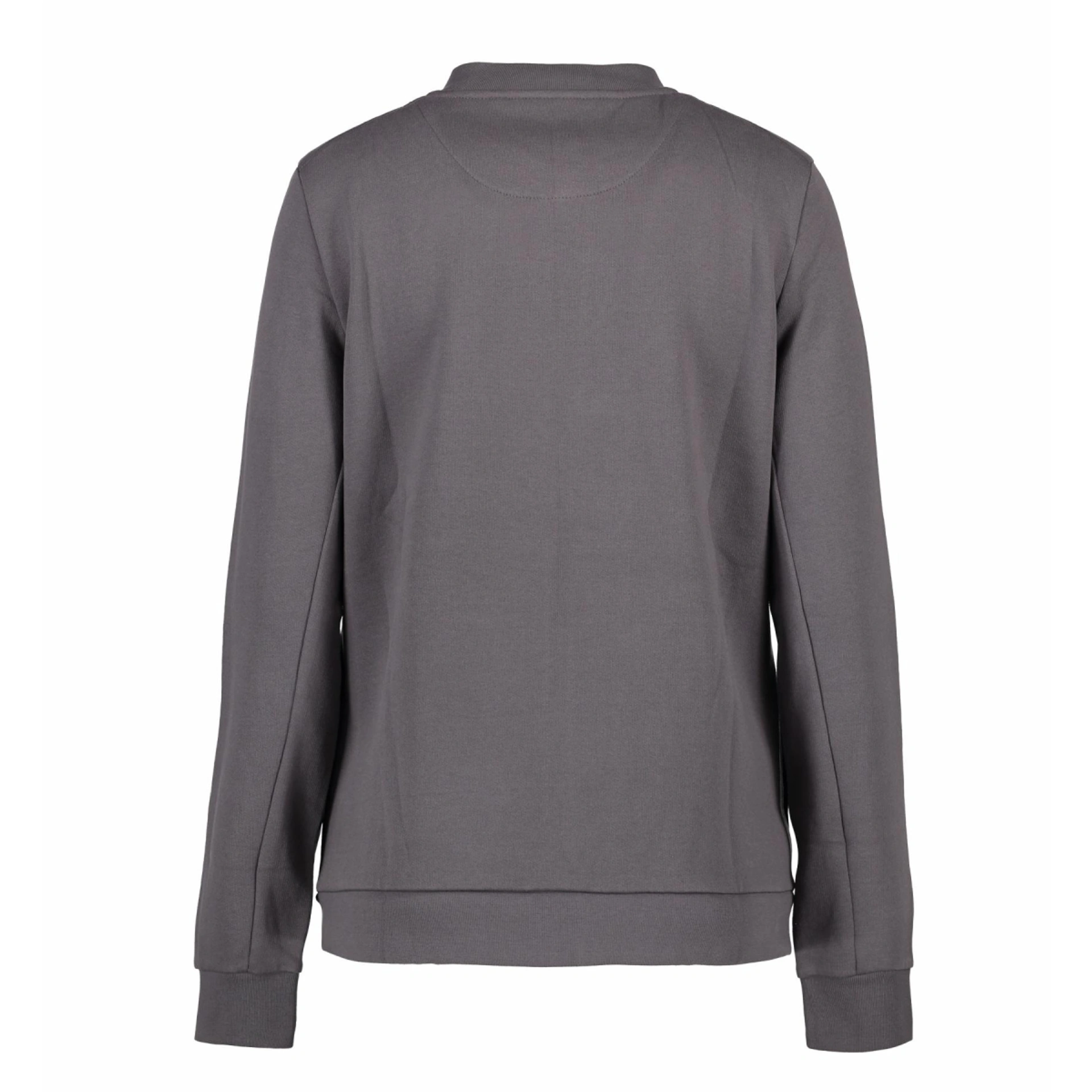 Світшот жіночий на блискавці PRO Wear - Сріблясто-сірий / 3XL