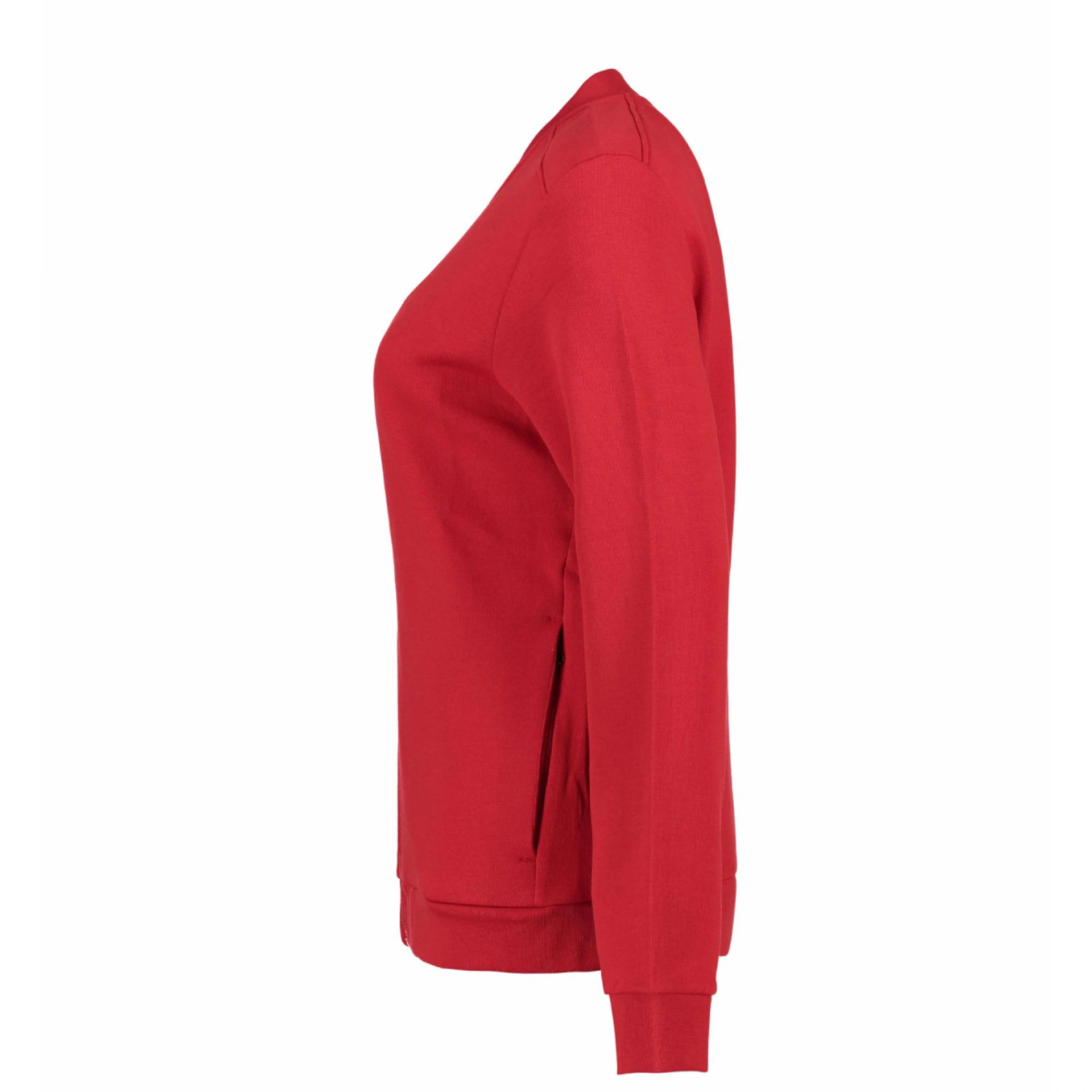 Світшот жіночий на блискавці PRO Wear - Червоний / 3XL