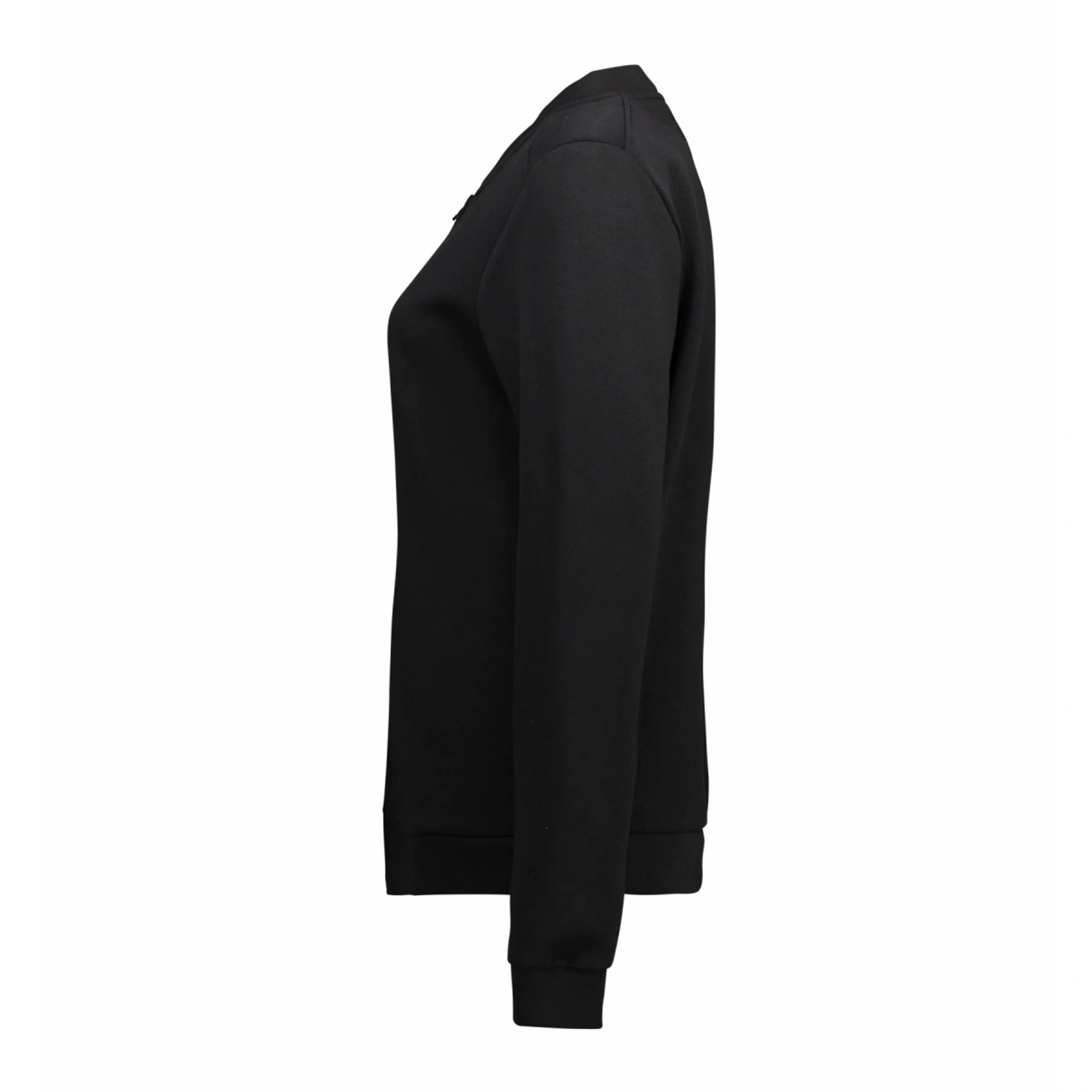 Світшот жіночий на блискавці PRO Wear - Чорний / 3XL