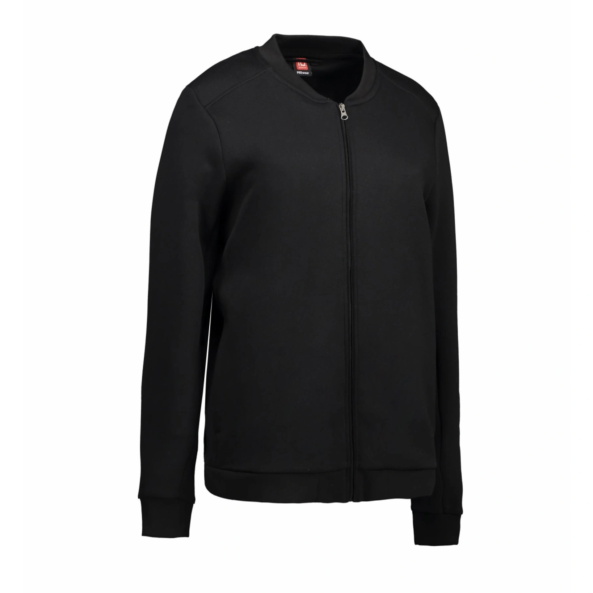 Світшот жіночий на блискавці PRO Wear - Чорний / 3XL