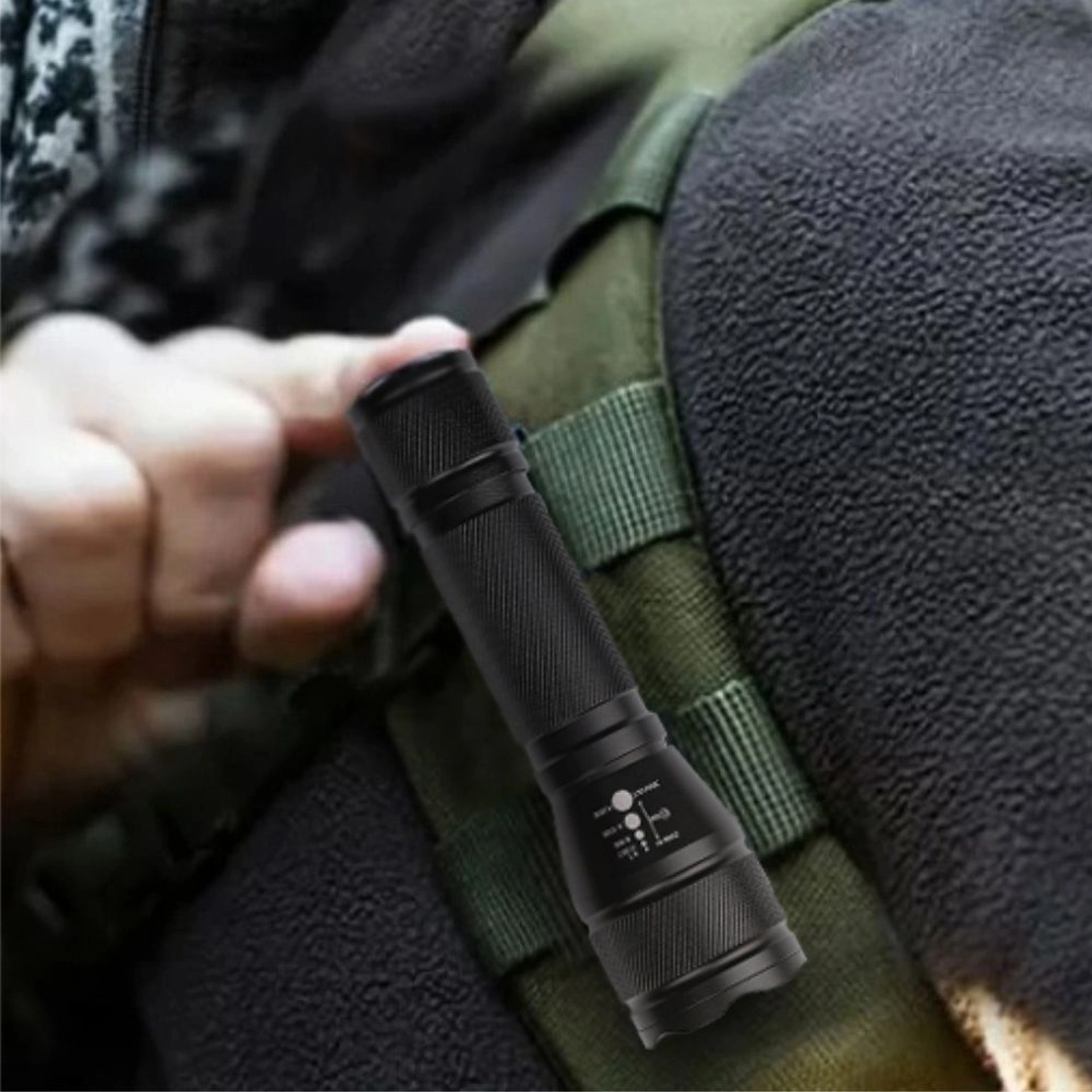 Ліхтарик TheGeneral Power S, вологозахищений корпус - Чорний