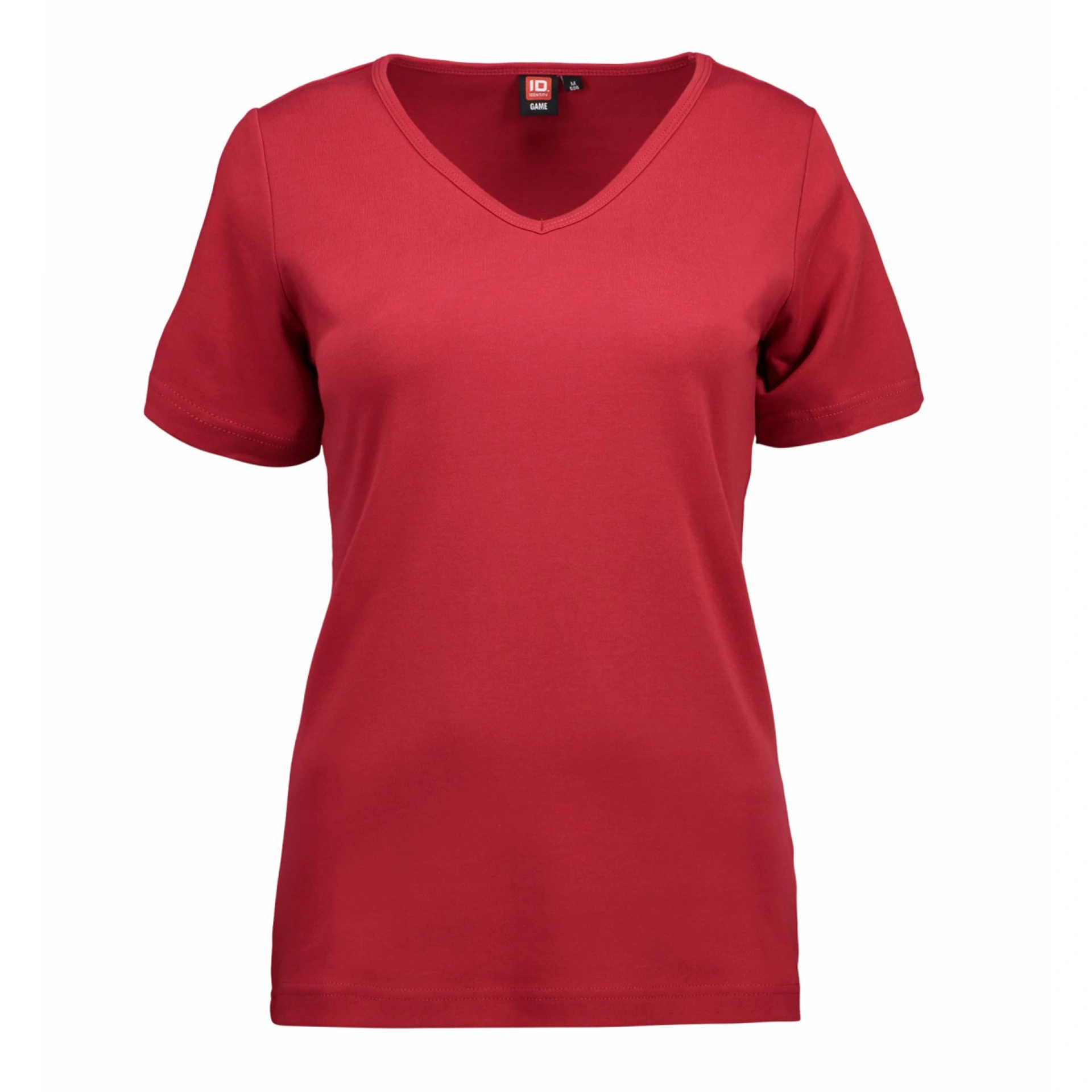 Футболка жіноча ID Interlock V - Червоний / 3XL