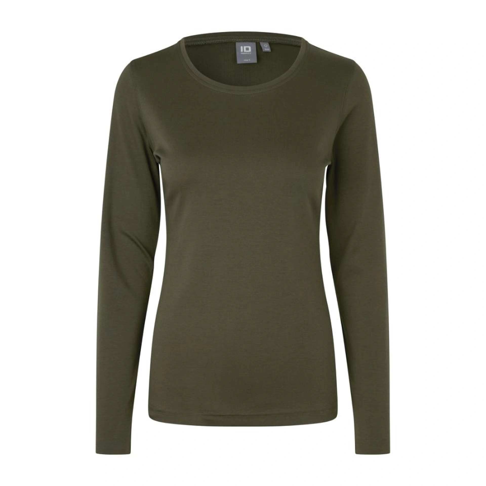 Лонгслів жіночий ID Interlock - Оливковий / 3XL