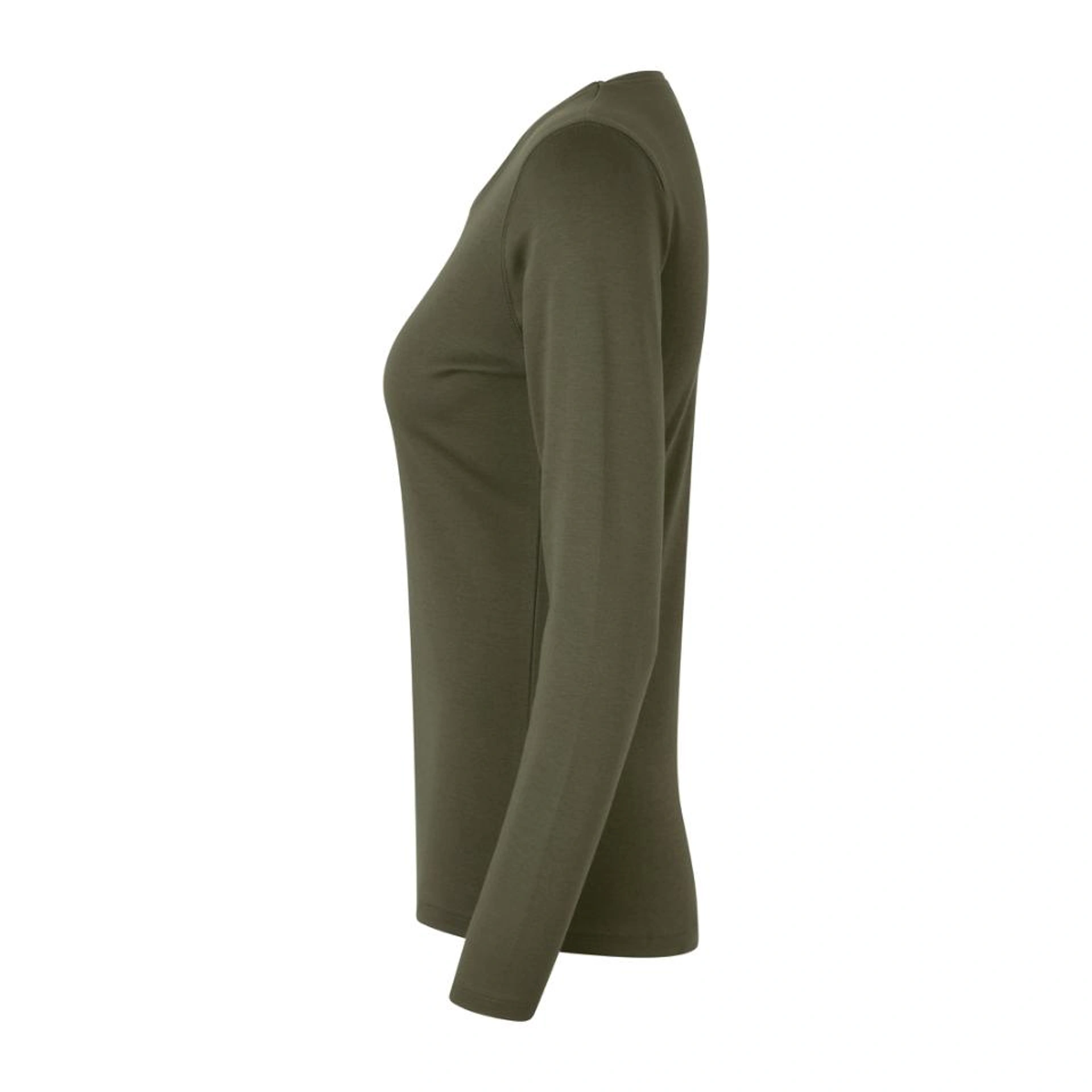 Лонгслів жіночий ID Interlock - Оливковий / 3XL