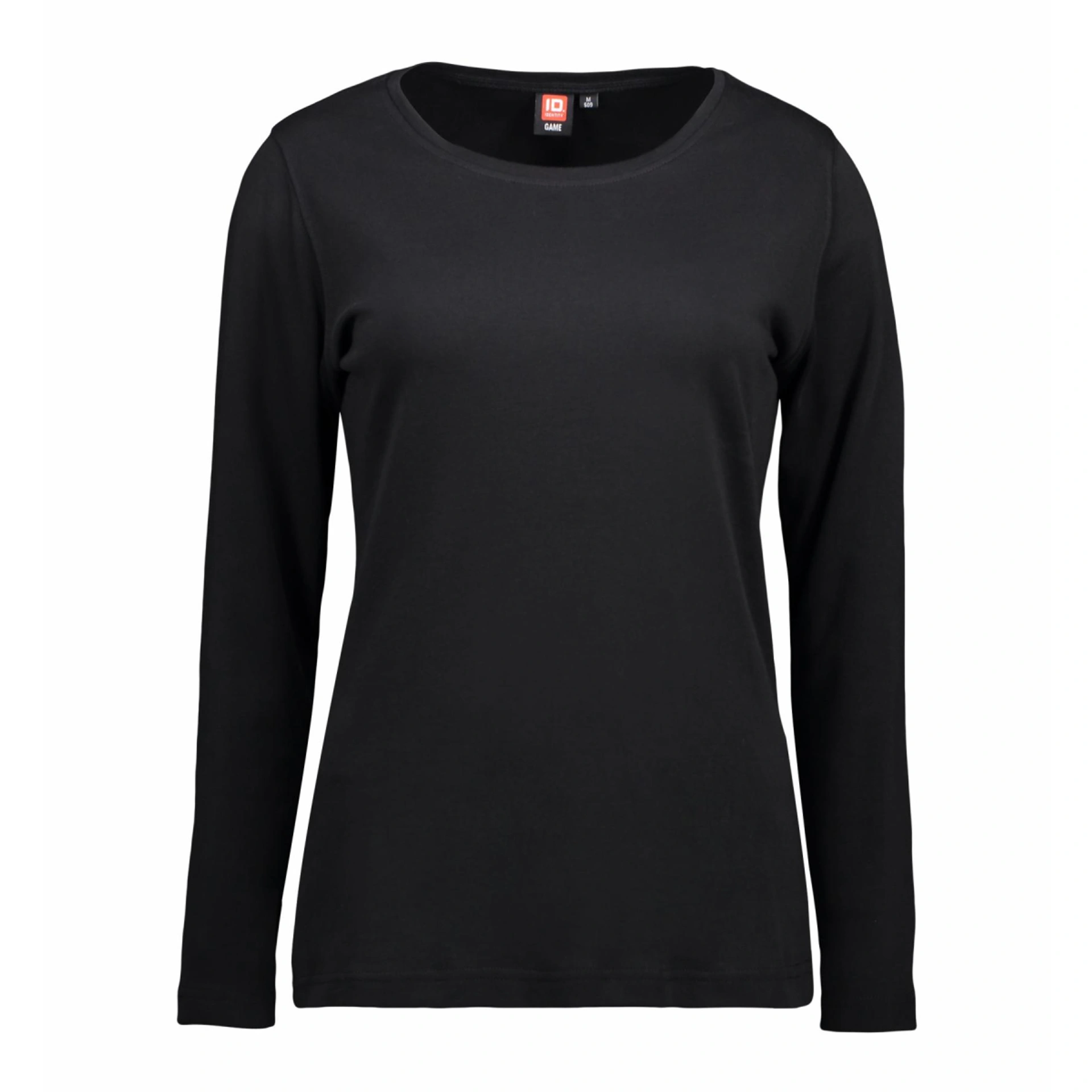 Лонгслів жіночий ID Interlock - Чорний / 3XL