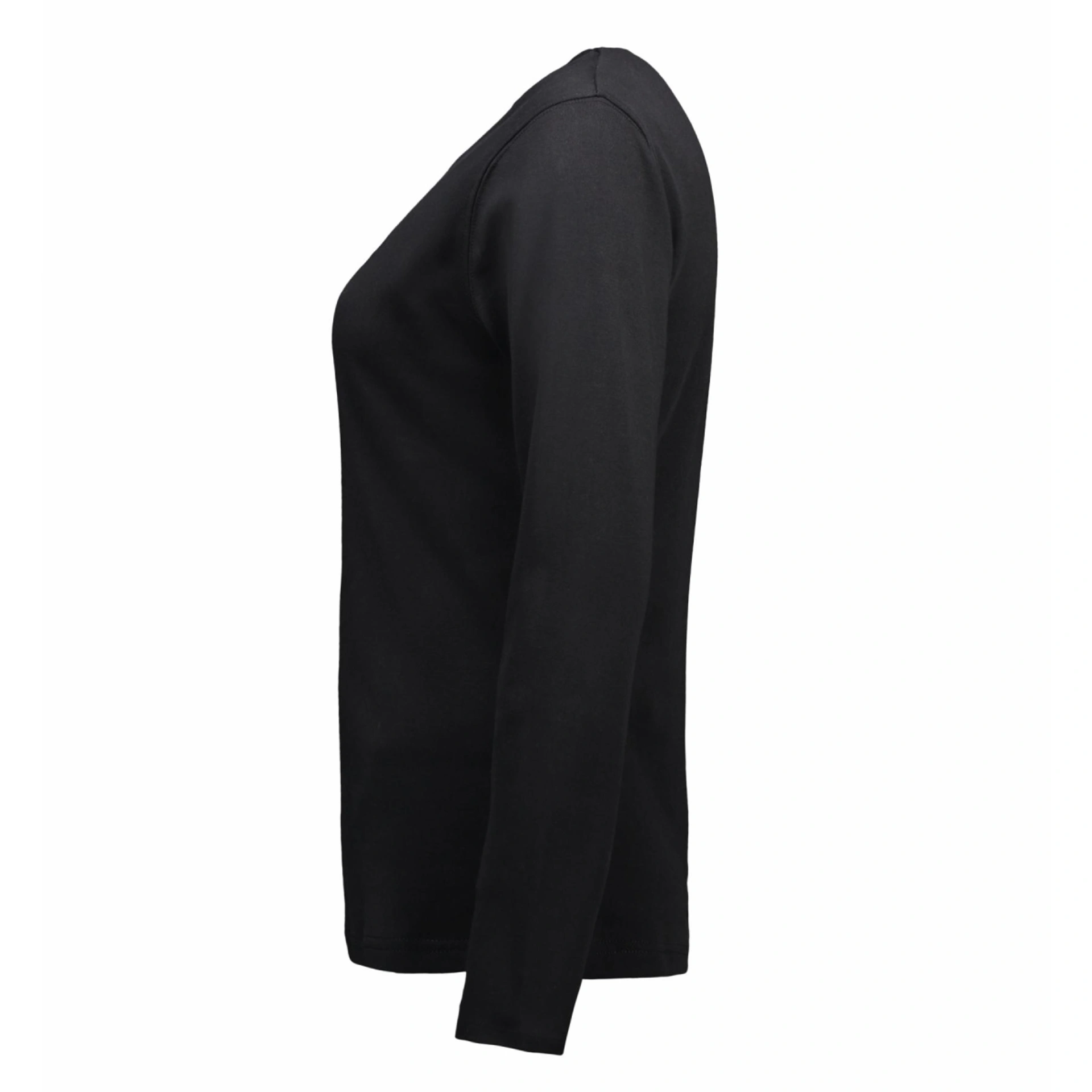 Лонгслів жіночий ID Interlock - Чорний / 3XL