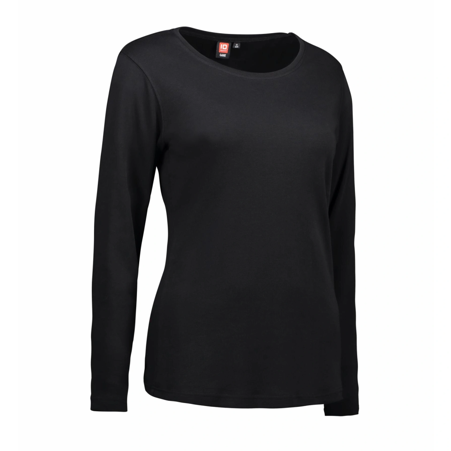 Лонгслів жіночий ID Interlock - Чорний / 3XL