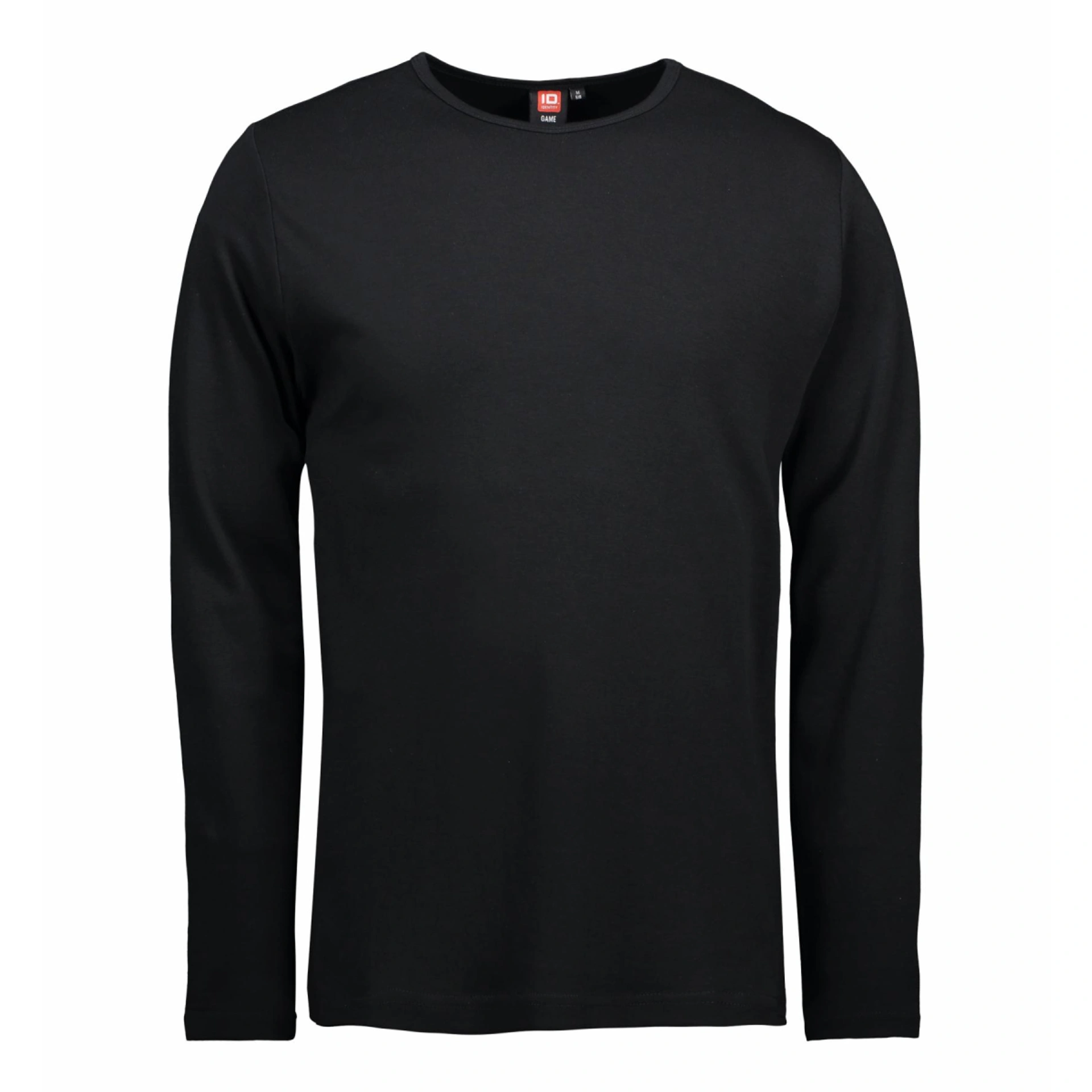 Лонгслів чоловічий ID Interlock - Чорний / 3XL
