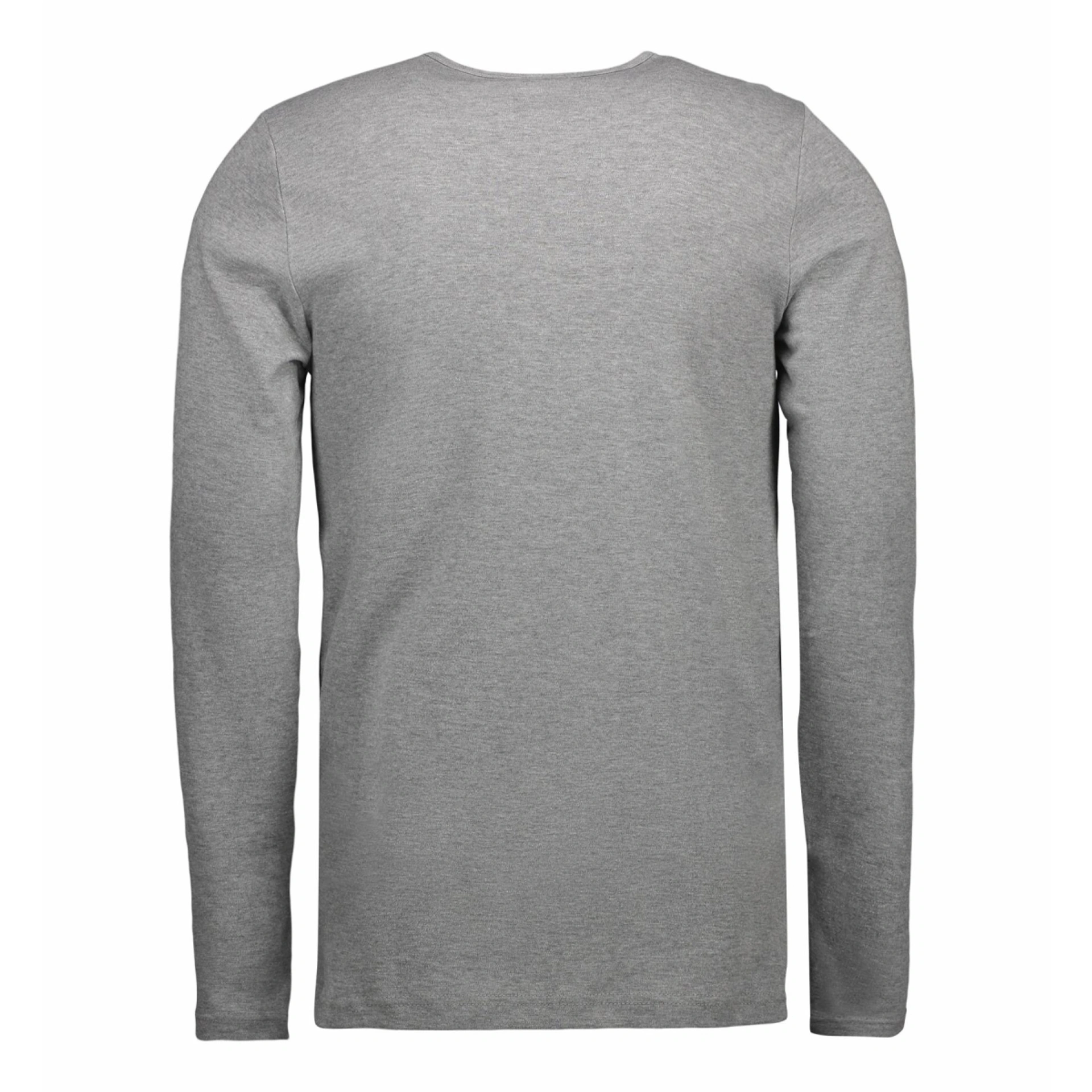 Лонгслів чоловічий ID Interlock - Сірий меланж / 3XL