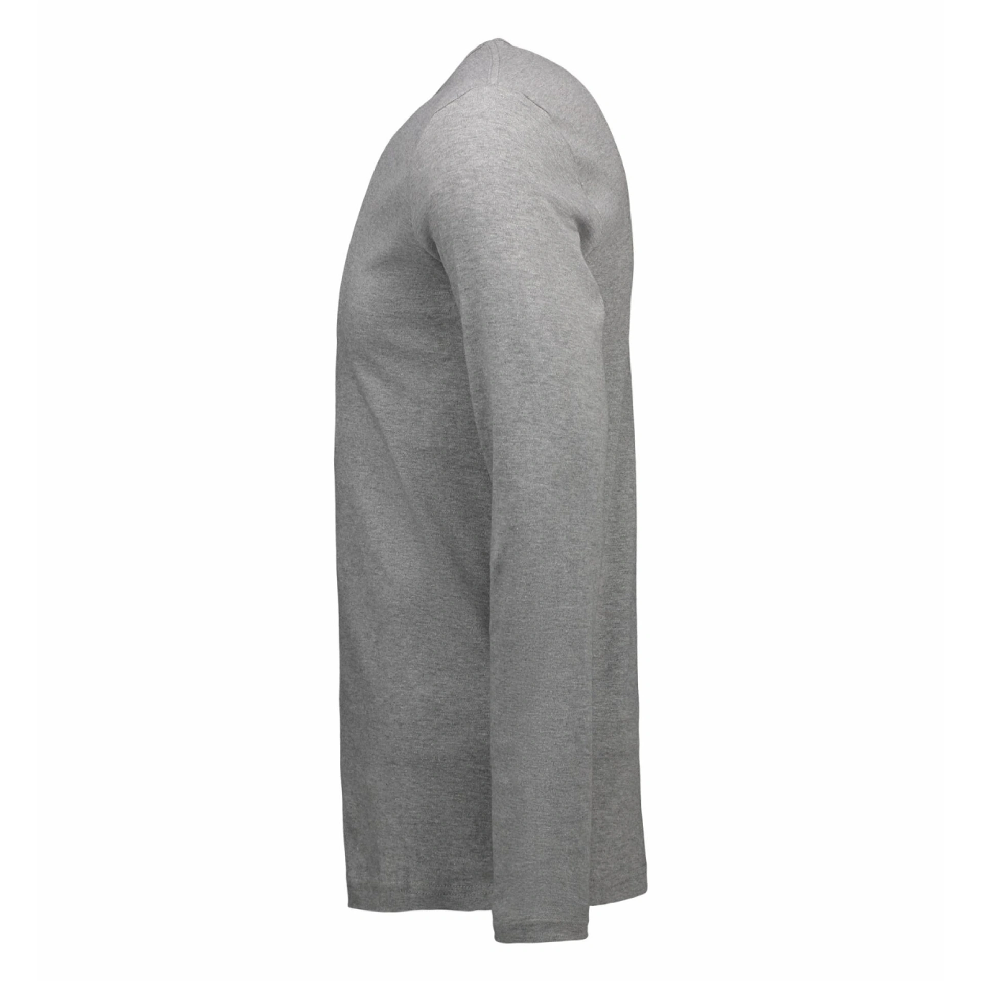 Лонгслів чоловічий ID Interlock - Сірий меланж / 3XL