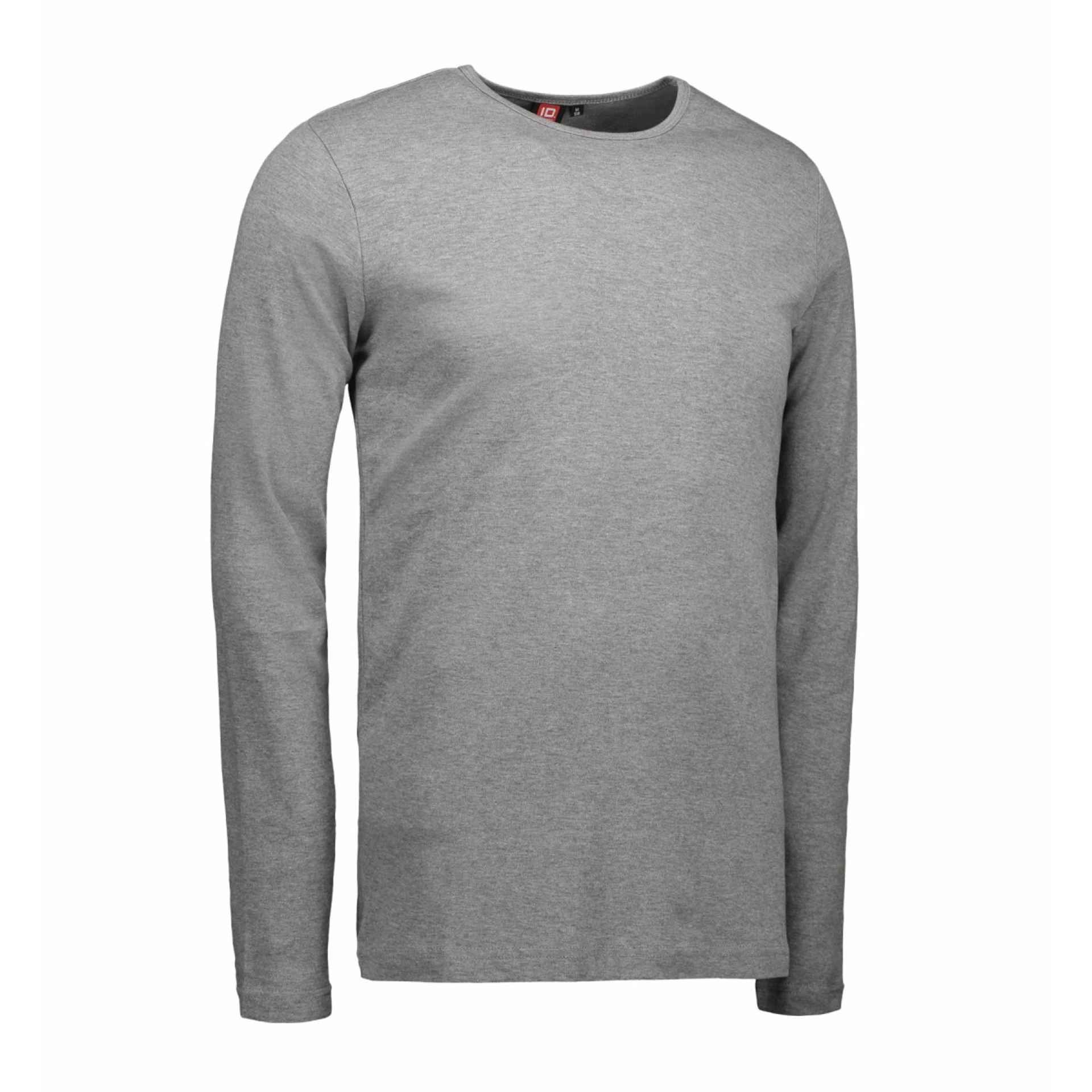 Лонгслів чоловічий ID Interlock - Сірий меланж / 3XL