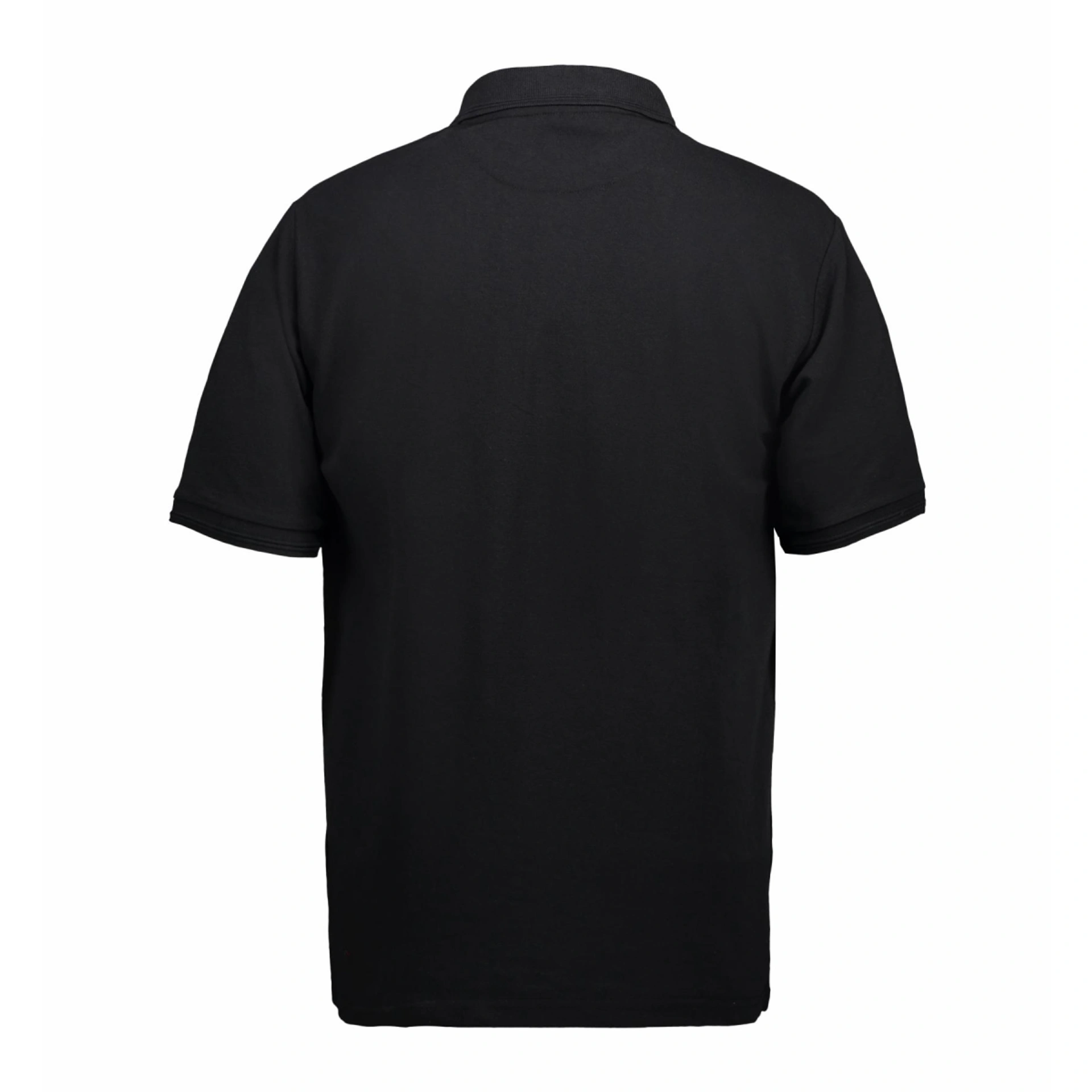 Футболка поло чоловіча ID Classic з кишенею - Чорний / 3XL