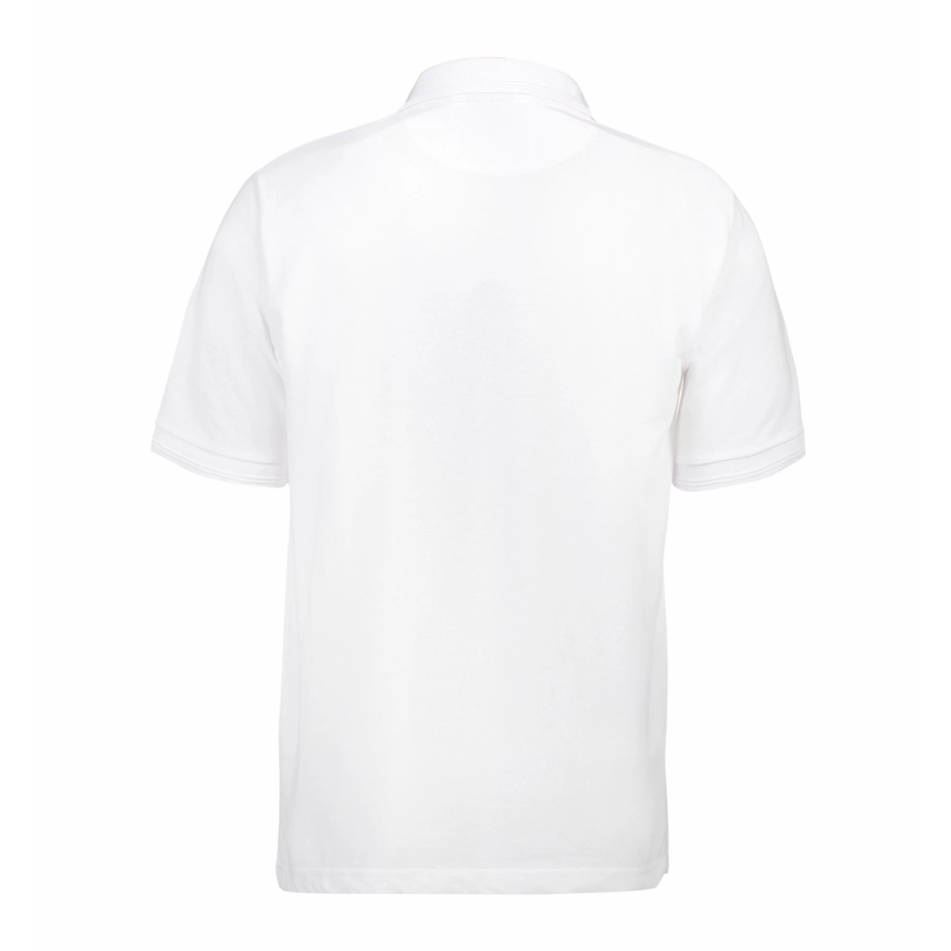 Футболка поло чоловіча ID Classic з кишенею - Білий / 3XL