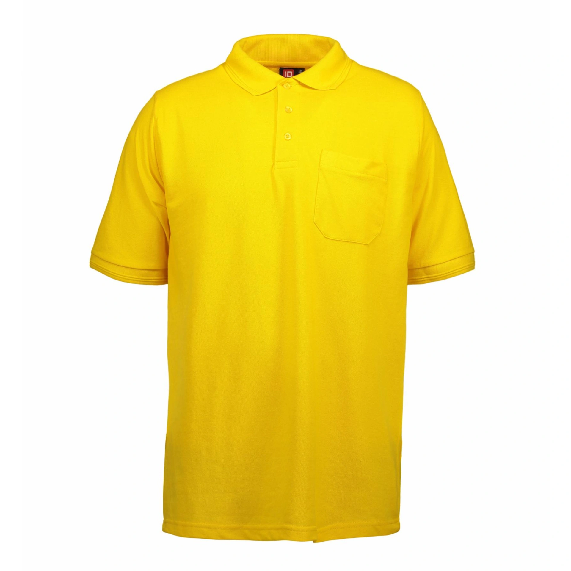 Футболка поло чоловіча ID Classic з кишенею - Жовтий / 3XL