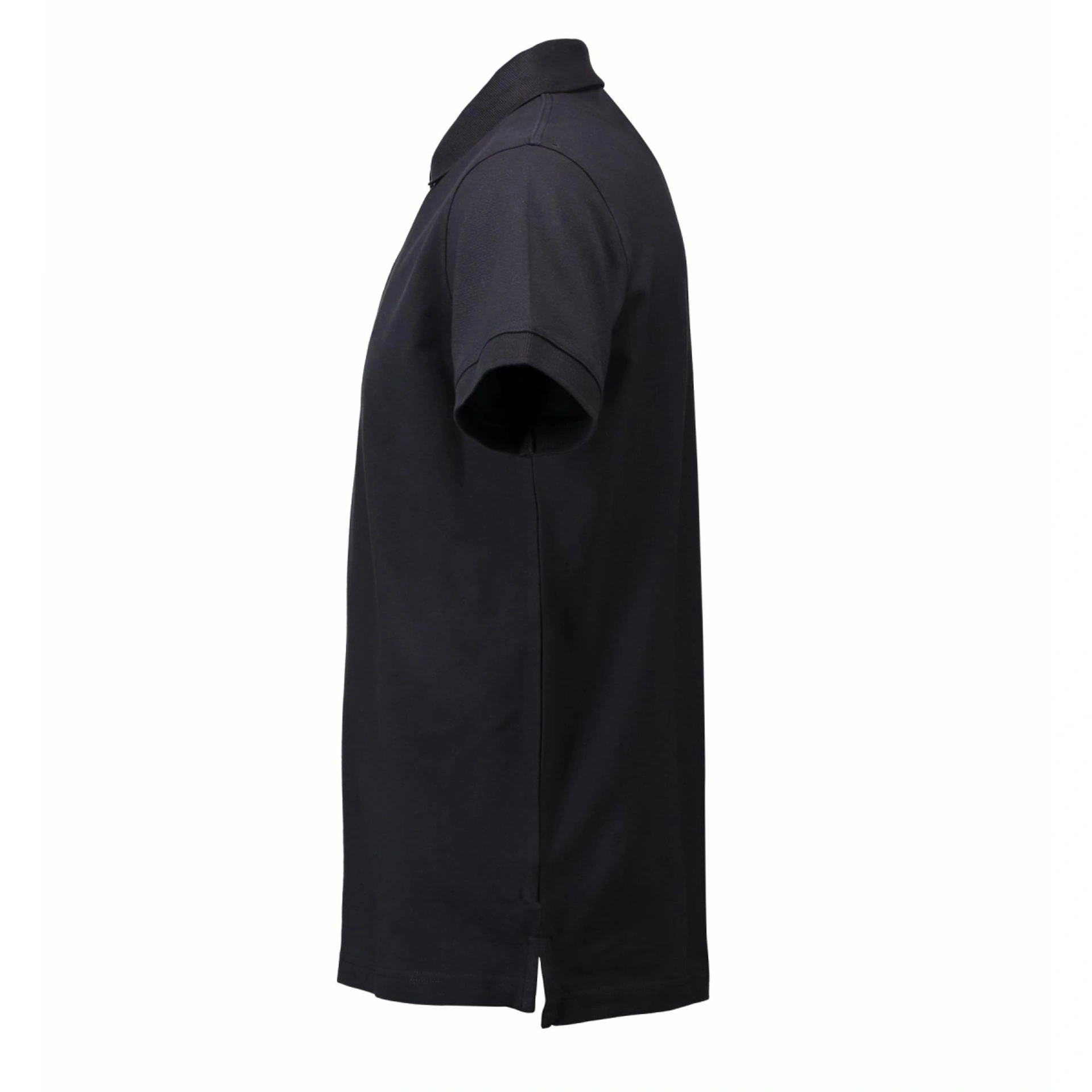 Футболка поло чоловіча ID Stretch - Чорний / 3XL