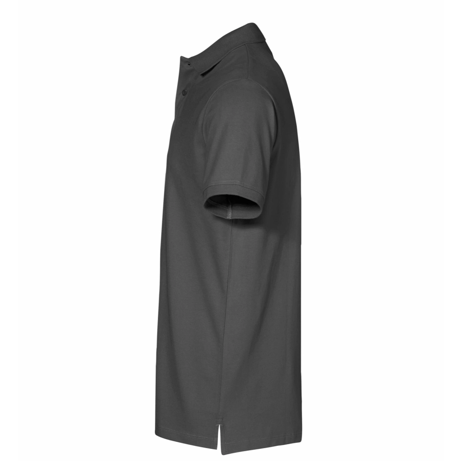 Футболка поло чоловіча ID Stretch - Вугільний / 3XL