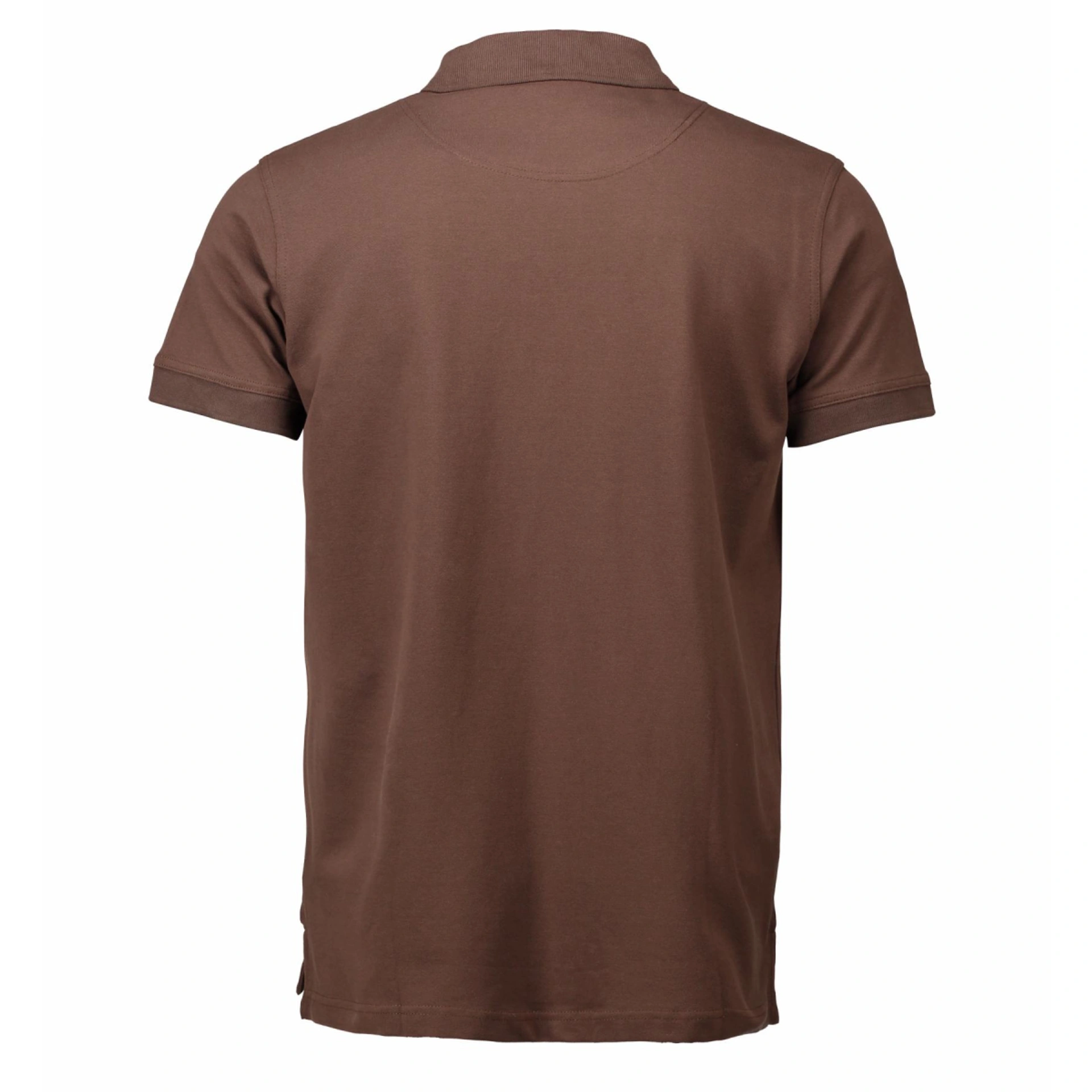 Футболка поло чоловіча ID Stretch - Мокка / 3XL