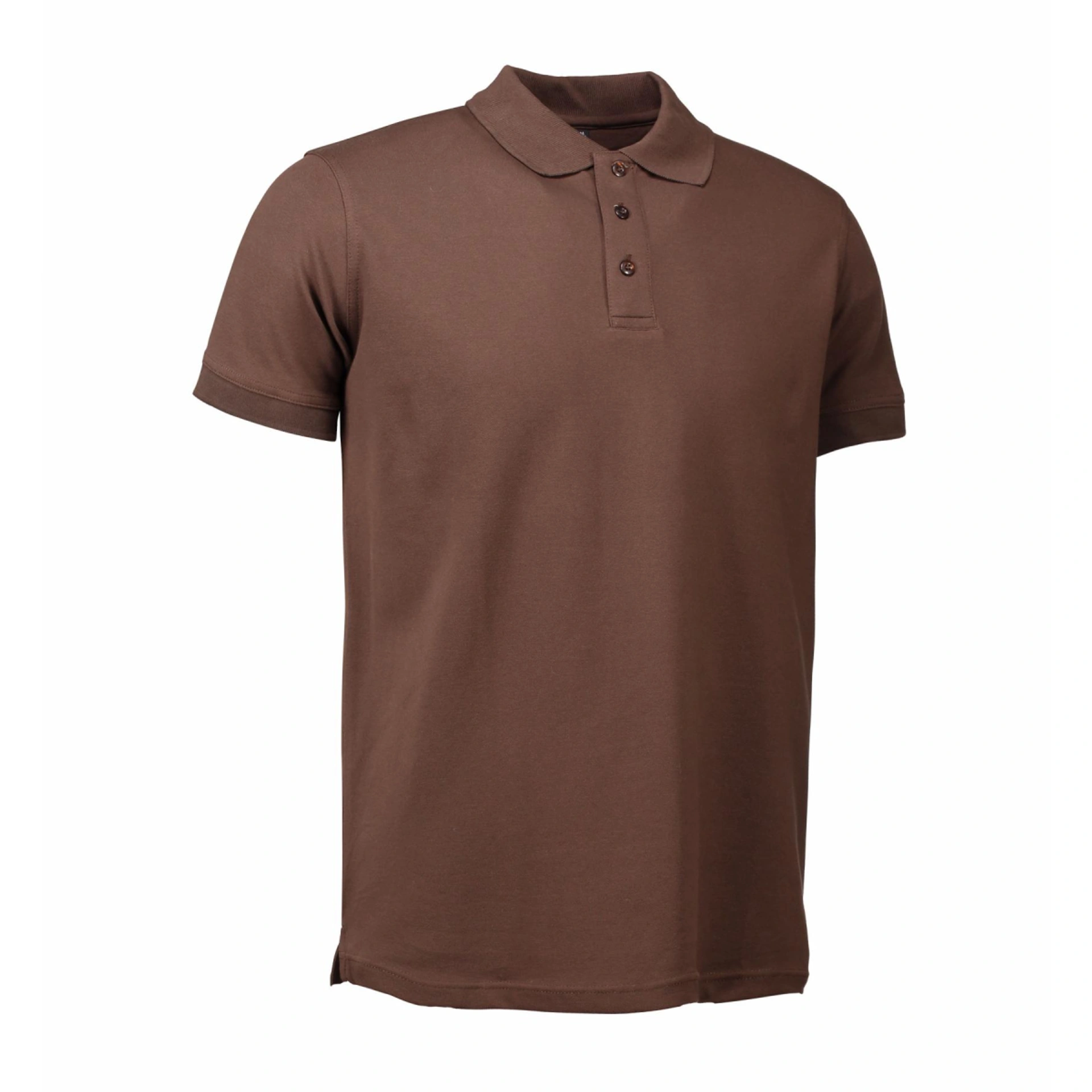 Футболка поло чоловіча ID Stretch - Мокка / 3XL