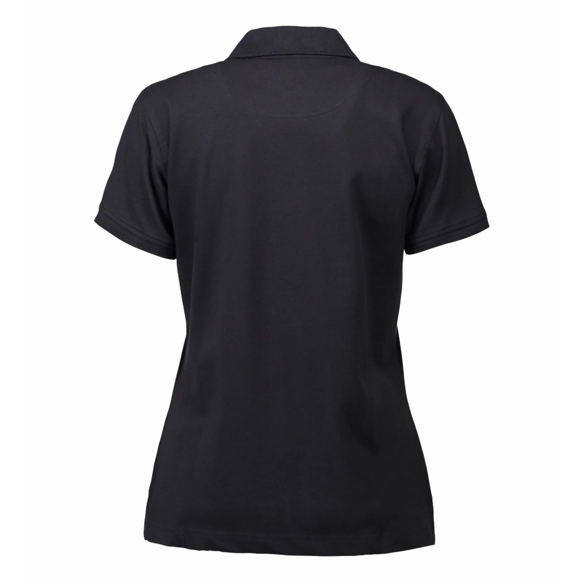 Футболка поло жіноча ID Stretch - Чорний / 3XL