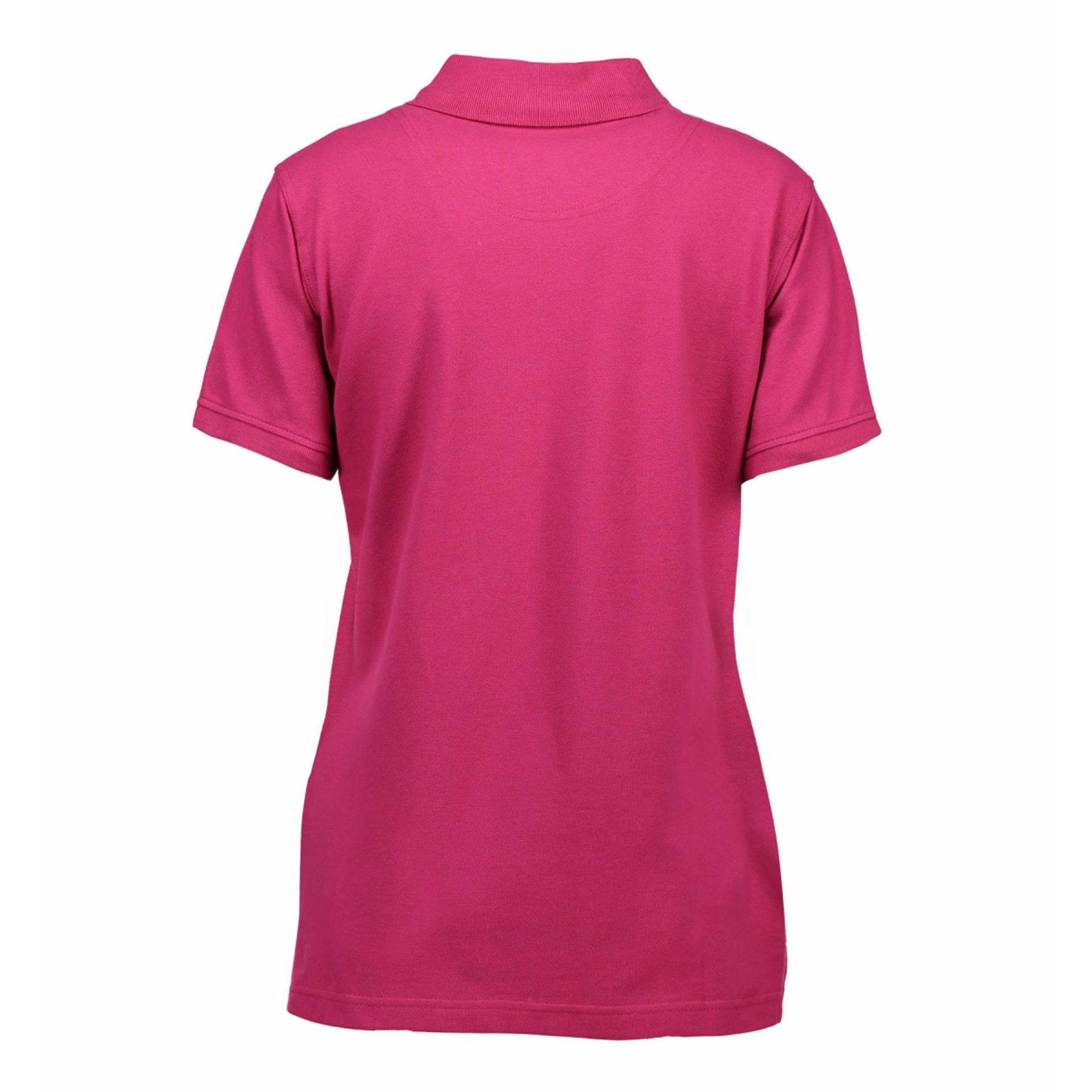 Футболка поло жіноча ID Stretch - Вишневий / 3XL