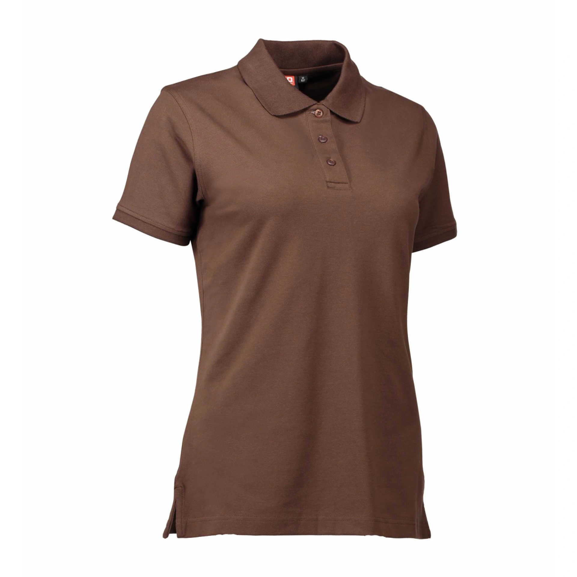 Футболка поло жіноча ID Stretch - Мокка / 3XL