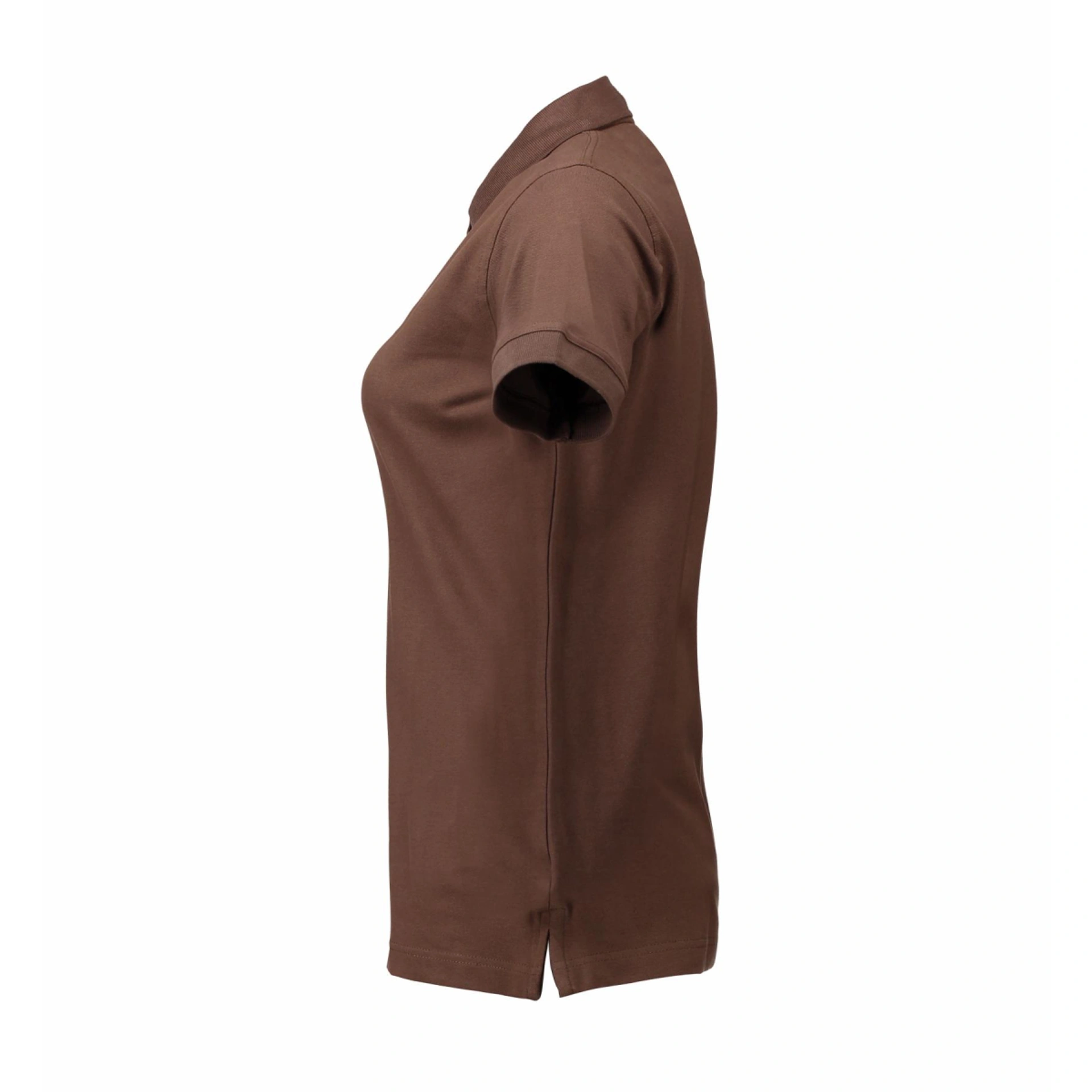 Футболка поло жіноча ID Stretch - Мокка / 3XL