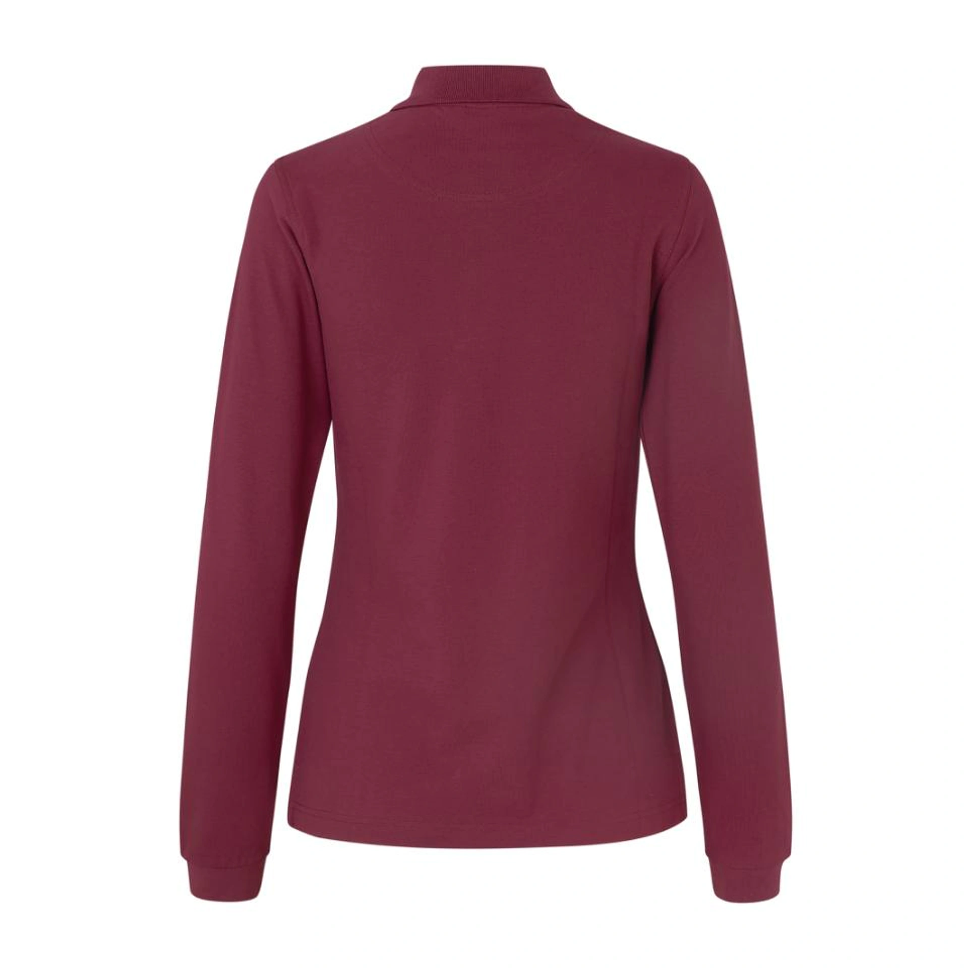 Лонгслів поло жіноча ID Stretch - Бордовий / 3XL