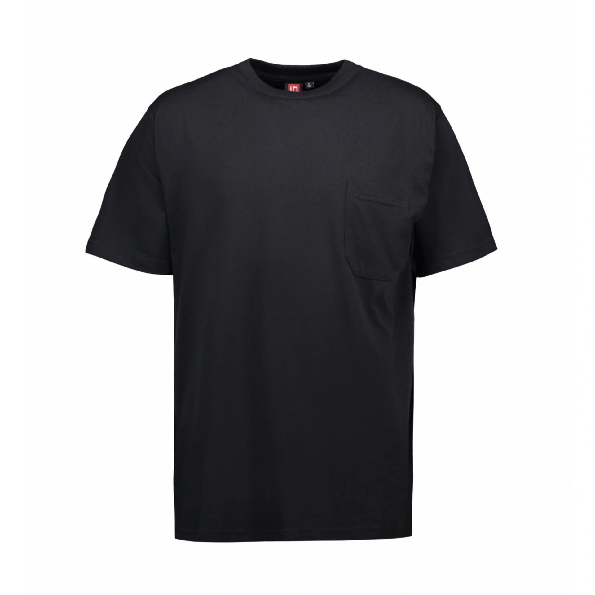 Футболка чоловіча ID T-Time з кишенею - Чорний / 3XL