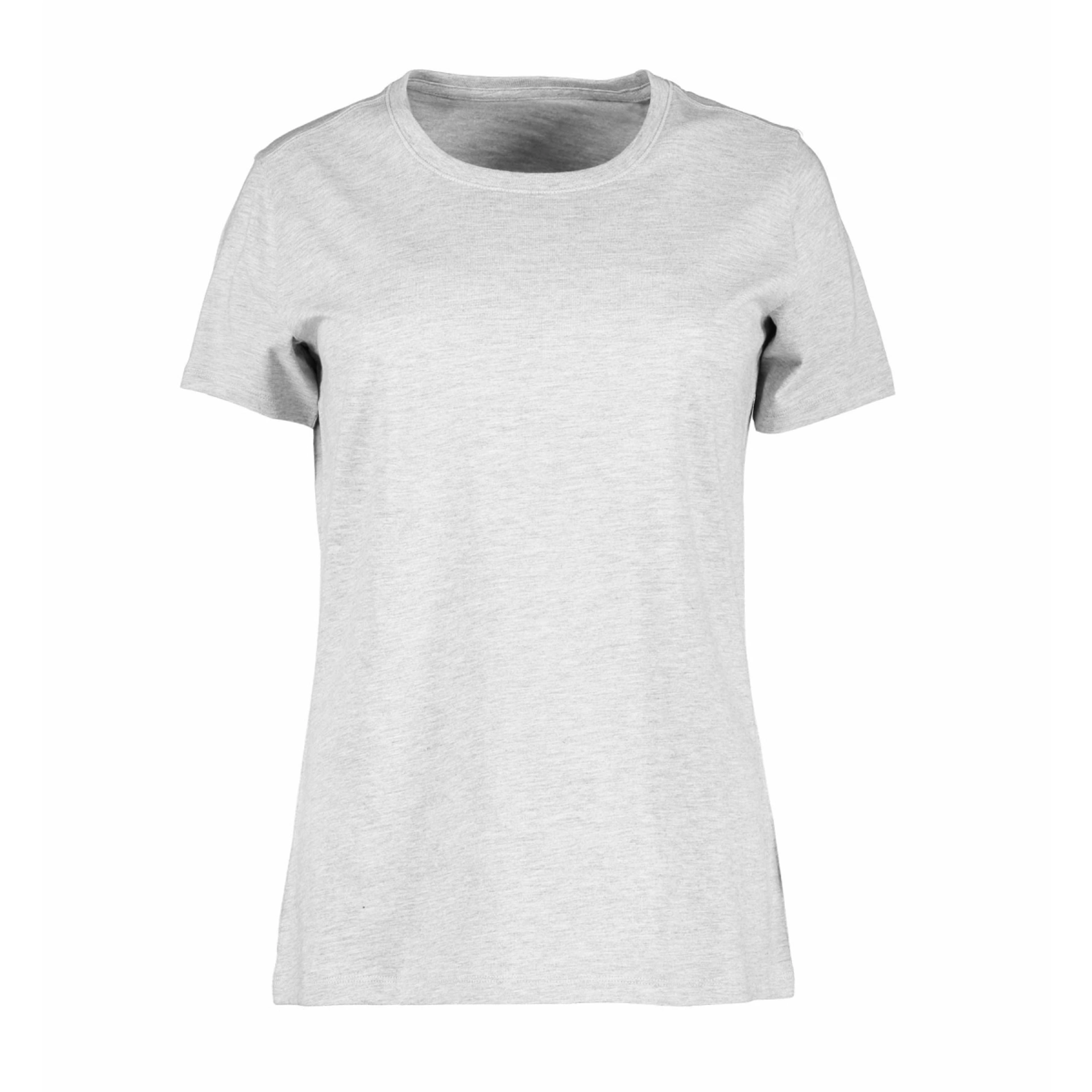 Футболка жіноча ID Organic - Світло-сірий меланж / 3XL