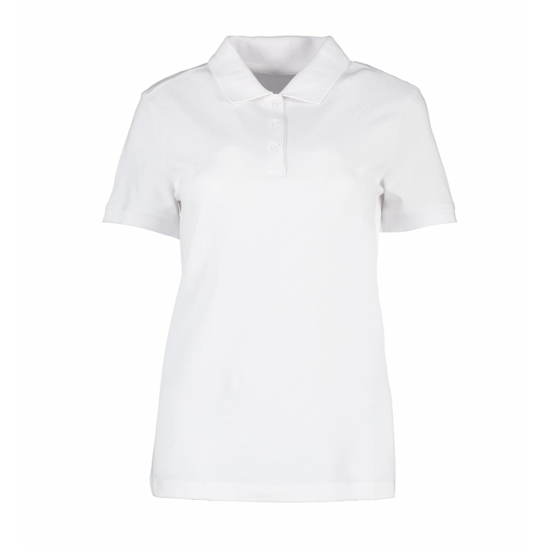 Футболка поло жіноча ID Organic - Білий / 3XL