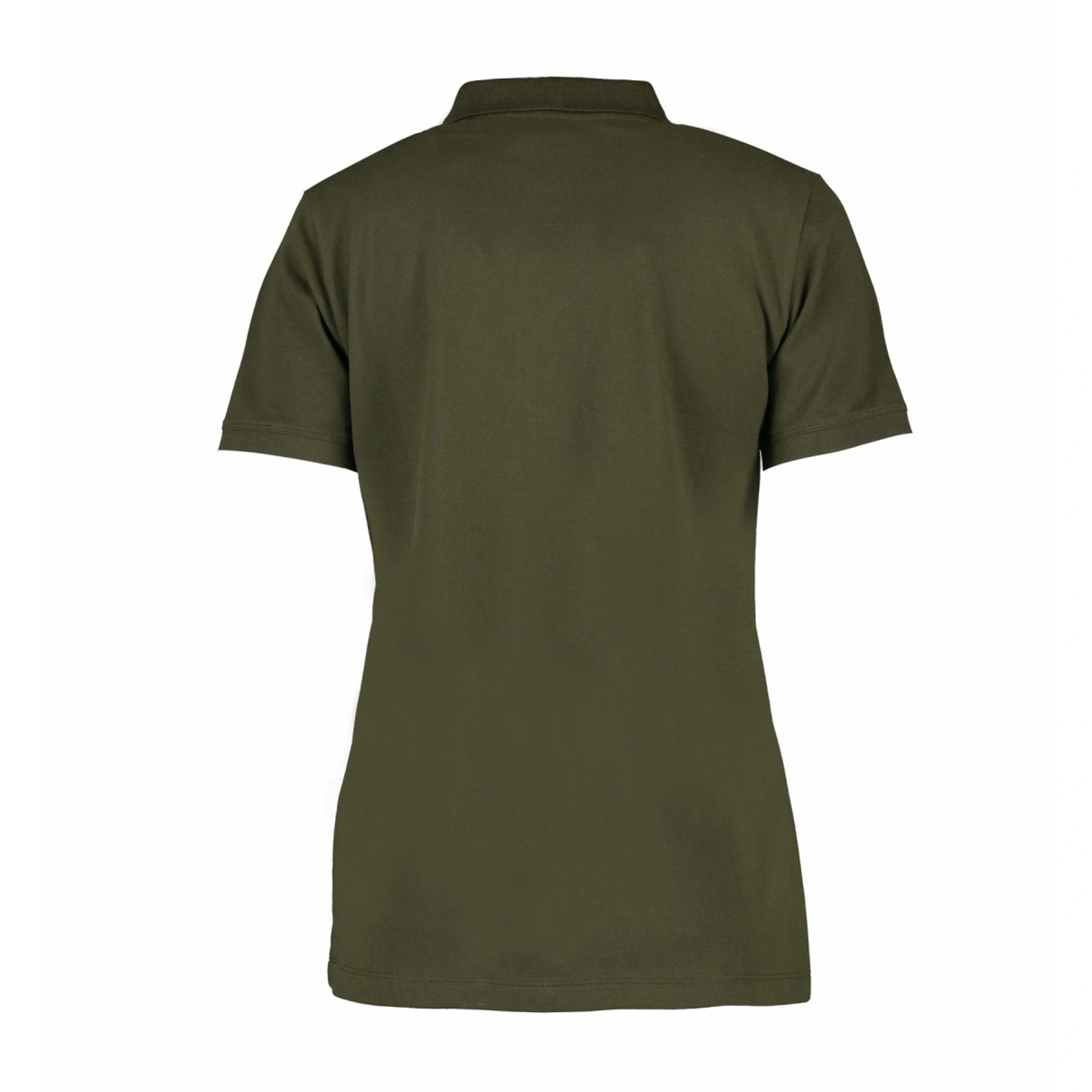 Футболка поло жіноча ID Organic - Оливковий / 3XL