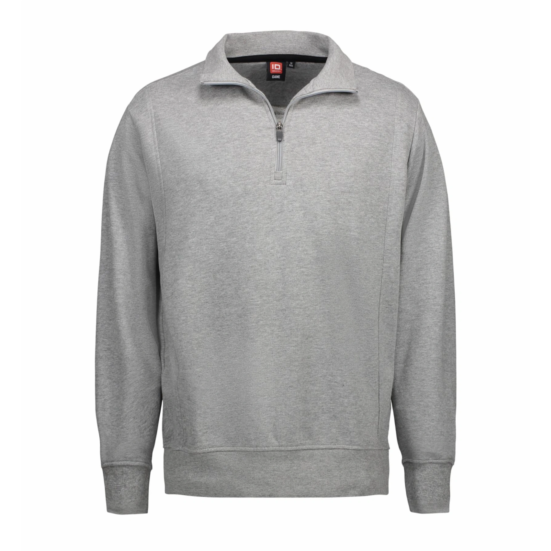 Світшот з високим коміром чоловічий ID High Collar - Сірий меланж / 3XL