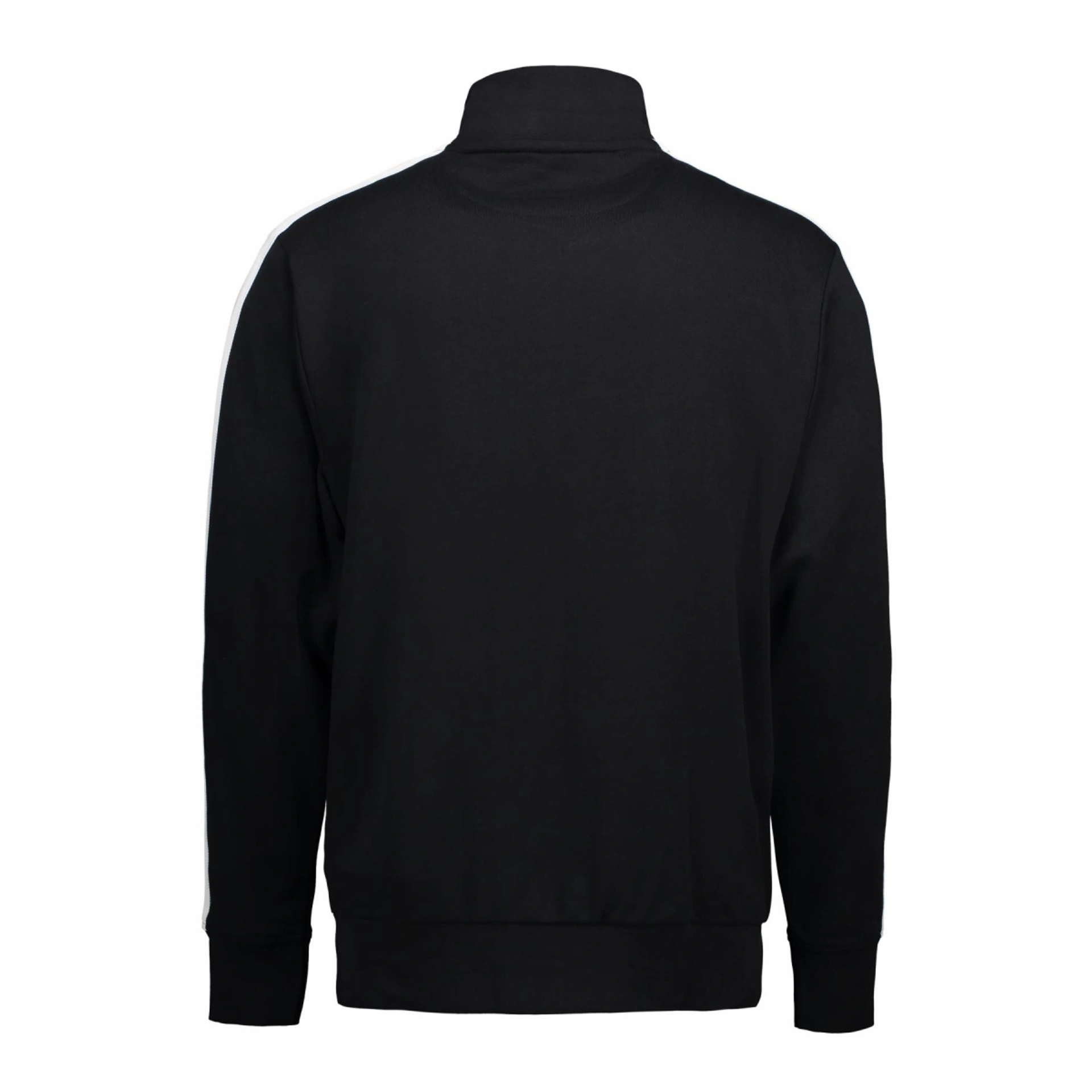 Світшот на блискавці чоловічий ID Contrast Stripee - Чорний / 3XL