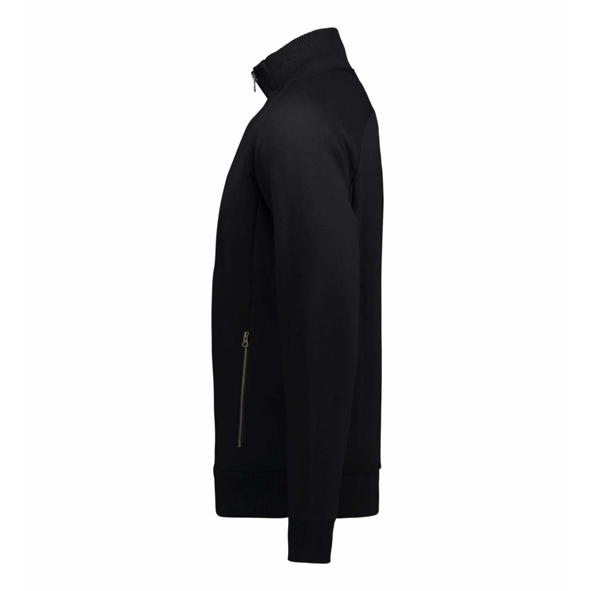 Світшот на блискавці чоловічий ID Full Zip - Чорний / 3XL