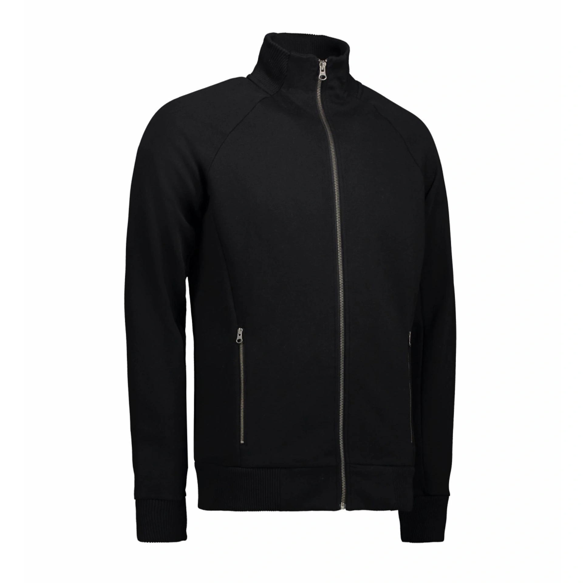 Світшот на блискавці чоловічий ID Full Zip - Чорний / 3XL