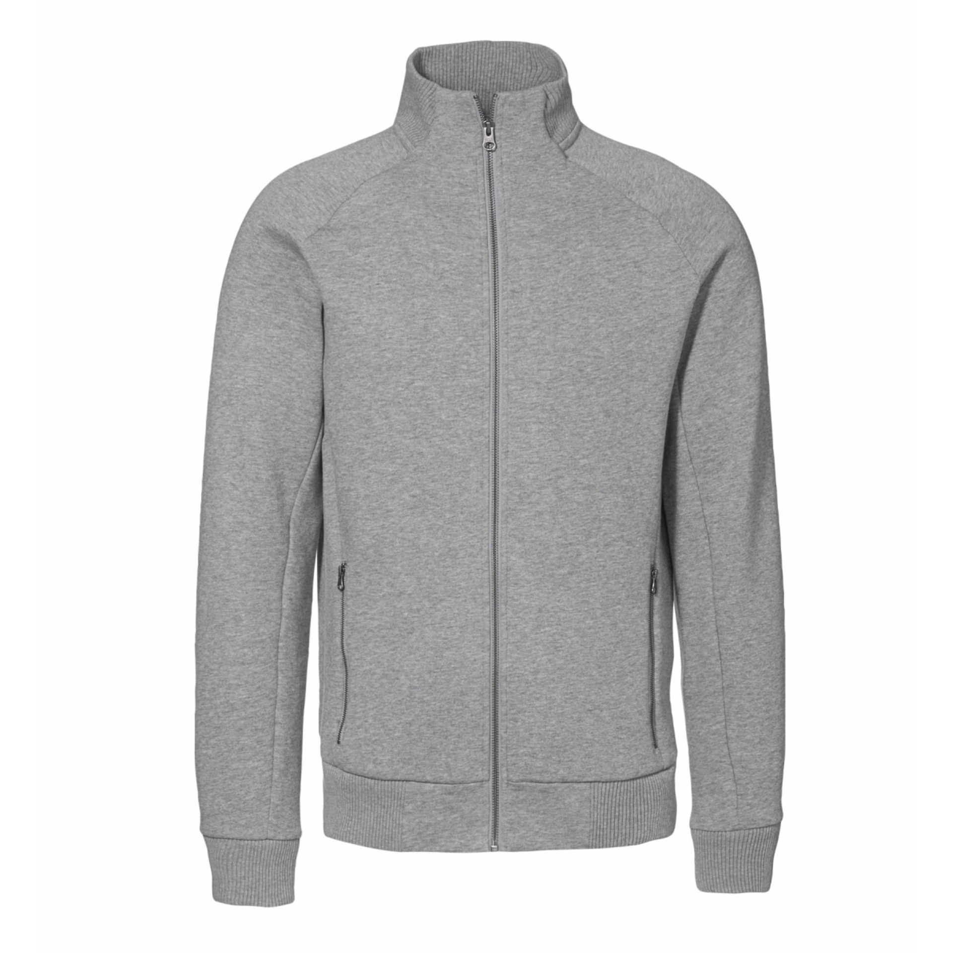 Світшот на блискавці чоловічий ID Full Zip - Сірий меланж / 3XL